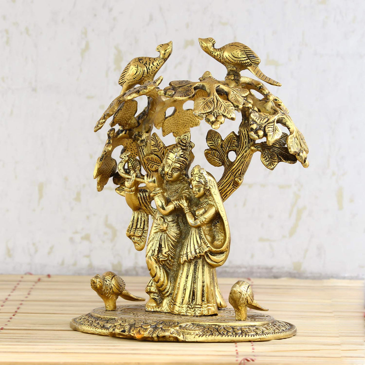 Ecraftindia Radha Krishna Standing Under Tree Showpiece – Homenkitchenshop