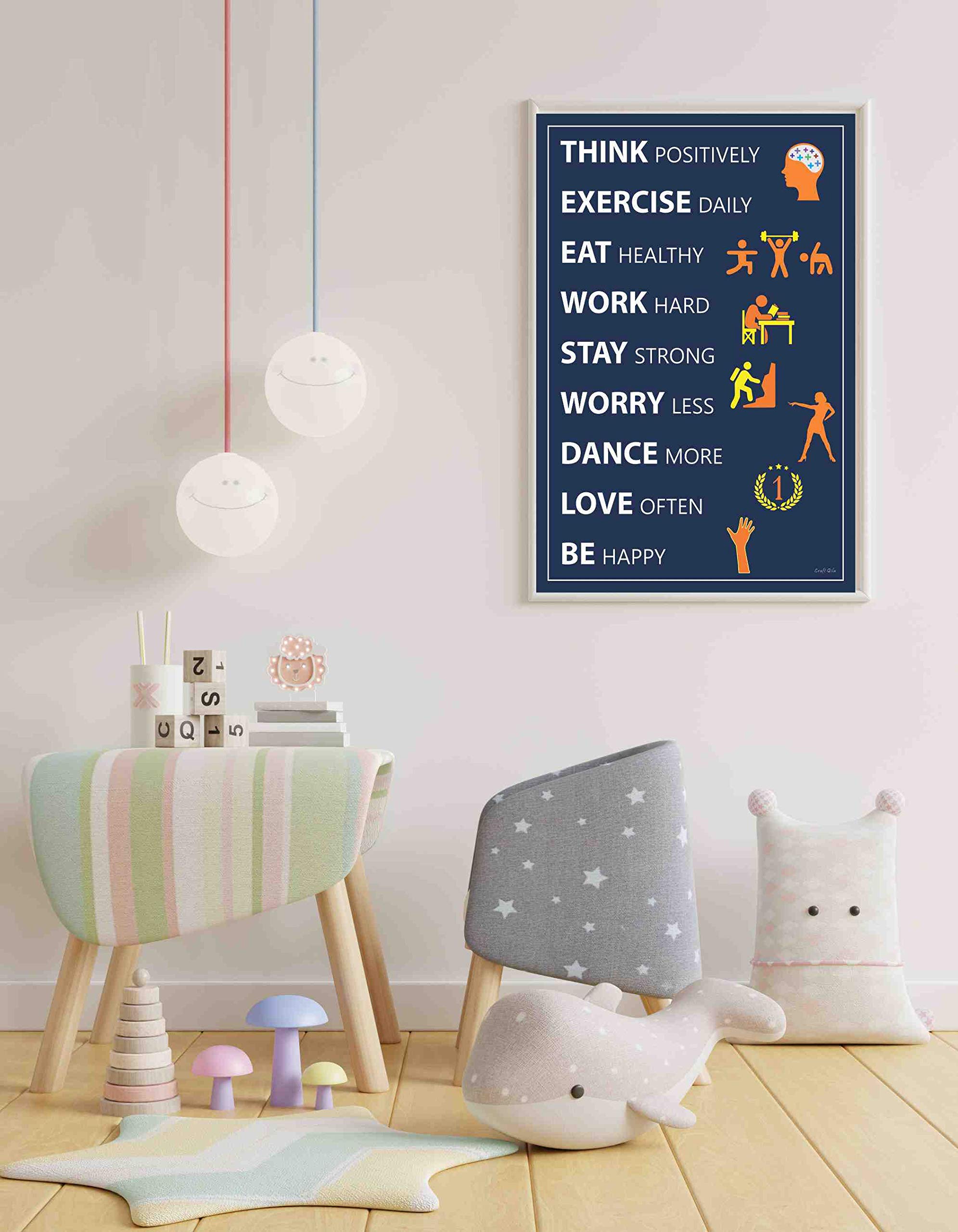 Giant Innovative Bamboo Abstract Poster, Multicolour, Modern, 12 Inch X 18 Inch