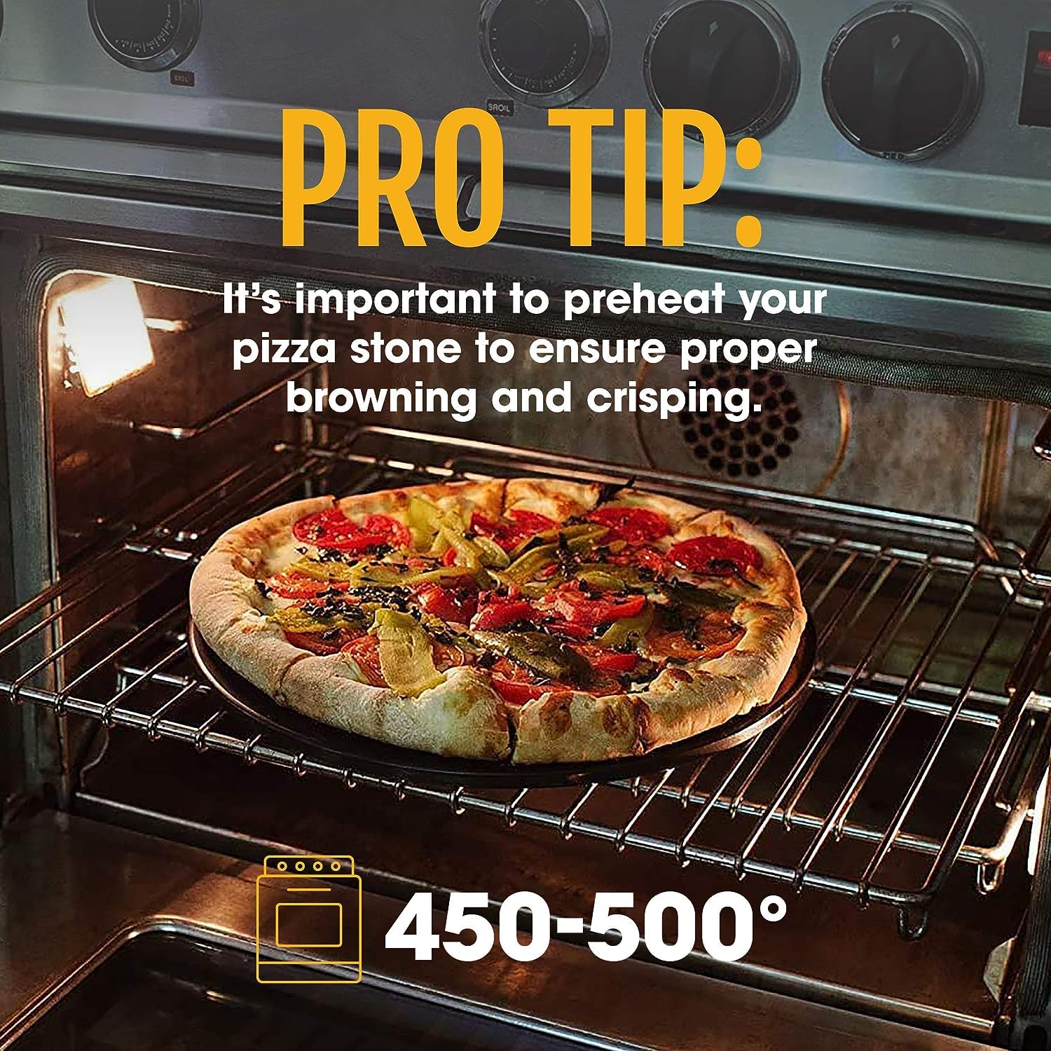 Heritage Pizza Stone, 15 Inch Ceramic Baking Stones For Oven Use - Non Stick, No Stain Pan & Cutter Set For Gas, Bbq & Grill - K