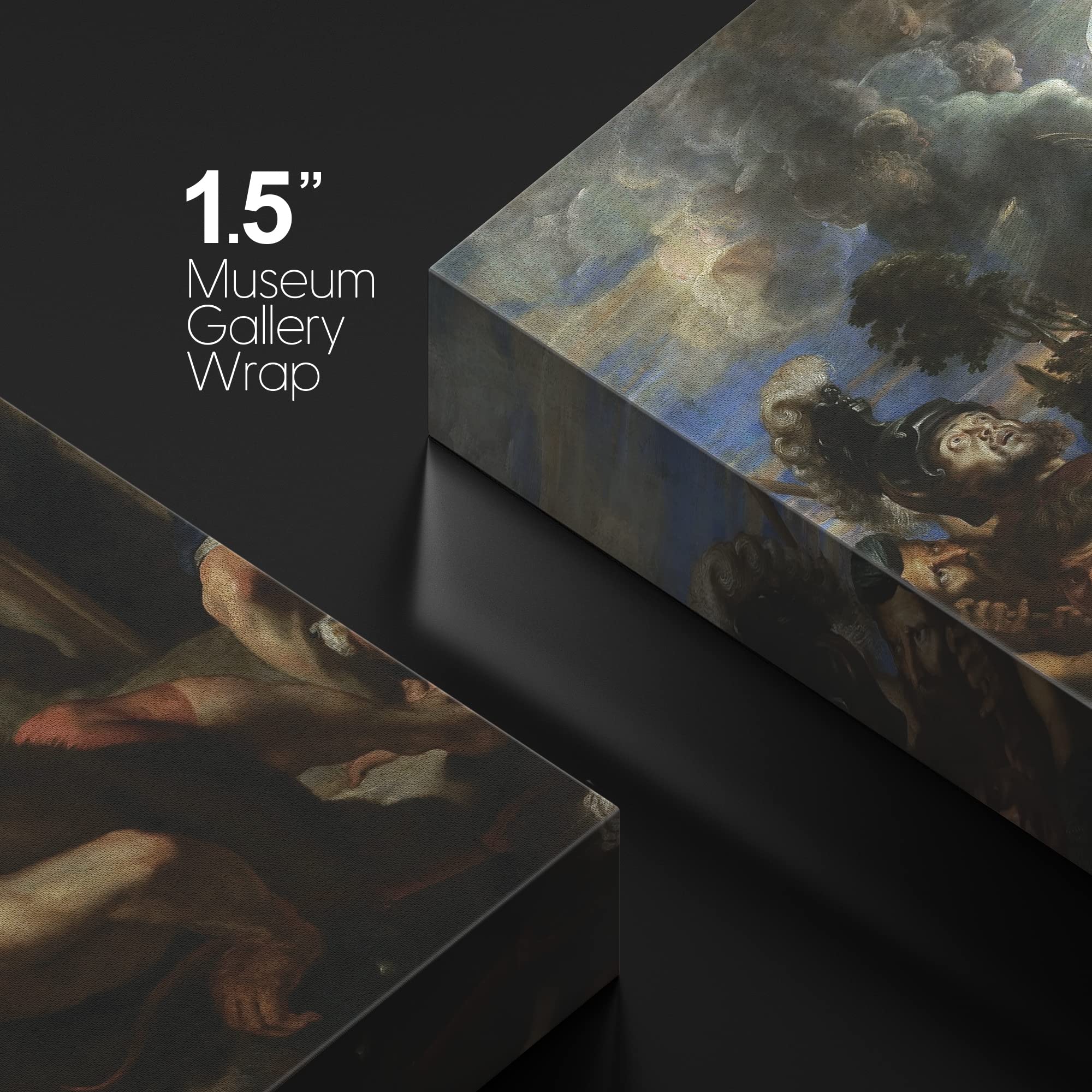 Wall26 - Oil Painting Of The Resurrection Of Christ (Centre Panel) By Peter Paul Rubens In C. 1611-12 - Baroque Style - Jesus -