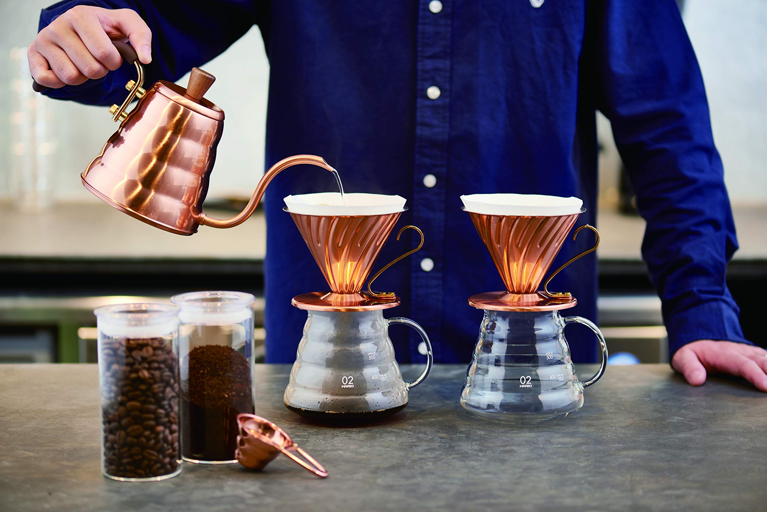 Hario Vkbn-90Cp ''Buono'' Drip Kettle, Copper