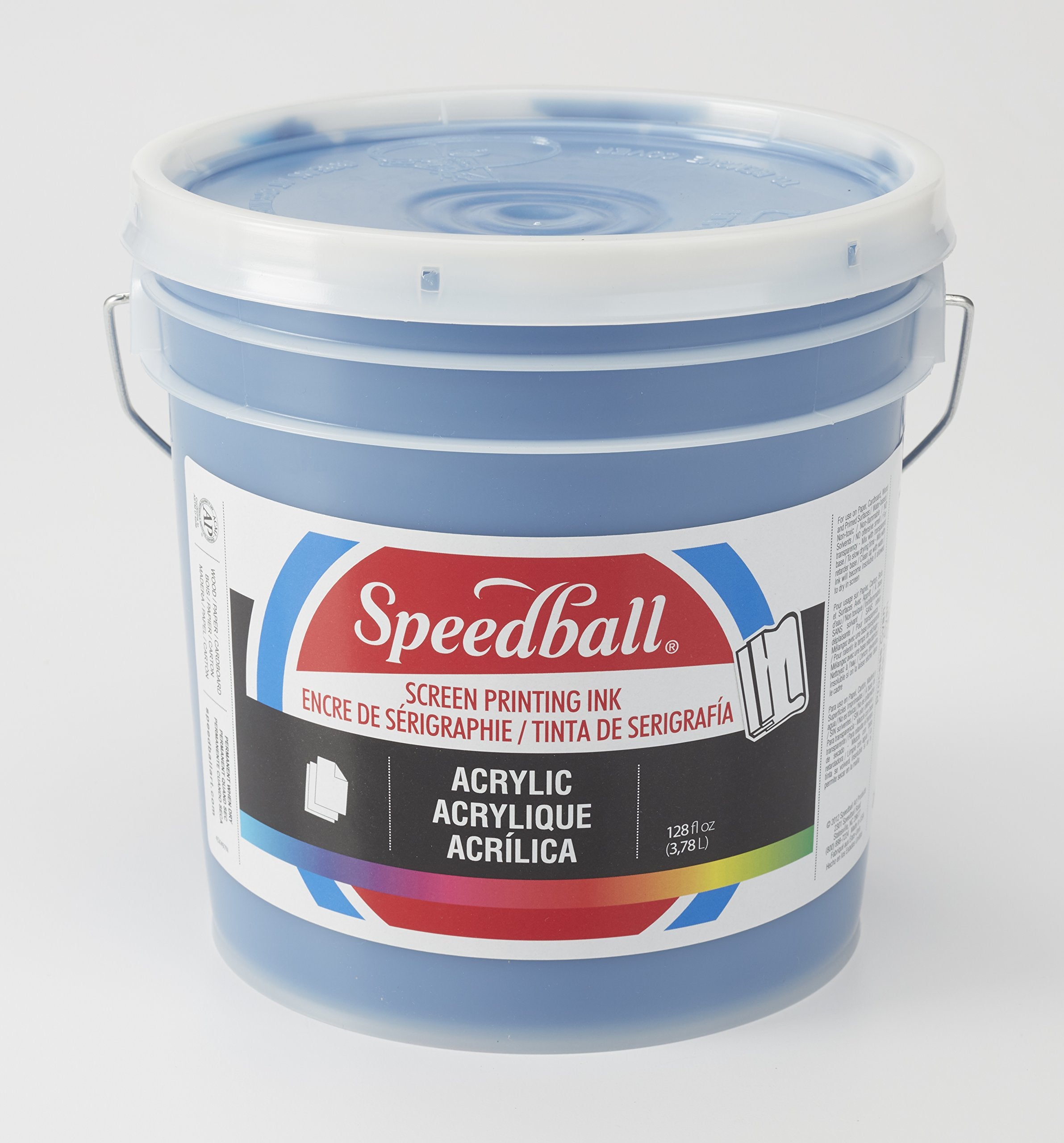 Speedball Acrylic Screen Printing Ink, 128-Ounce, Process Cyan