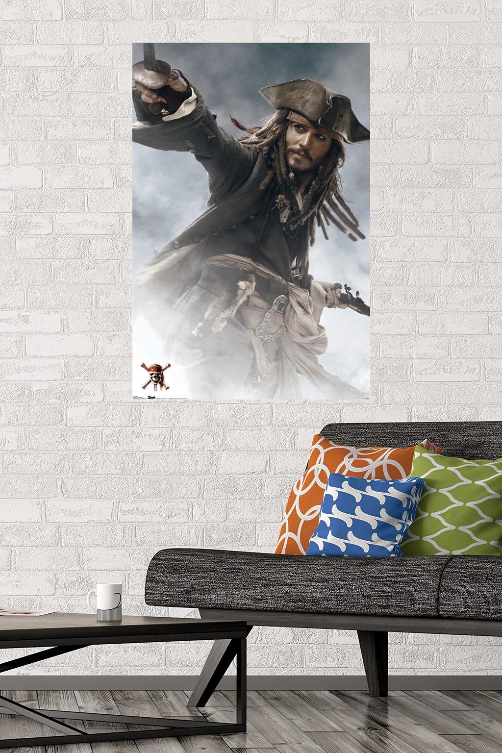Trends International Disney Pirates Of The Caribbean: At World'S End - Jack Sparrow Wall Poster, 22.375'' X 34'', Premium Unfram