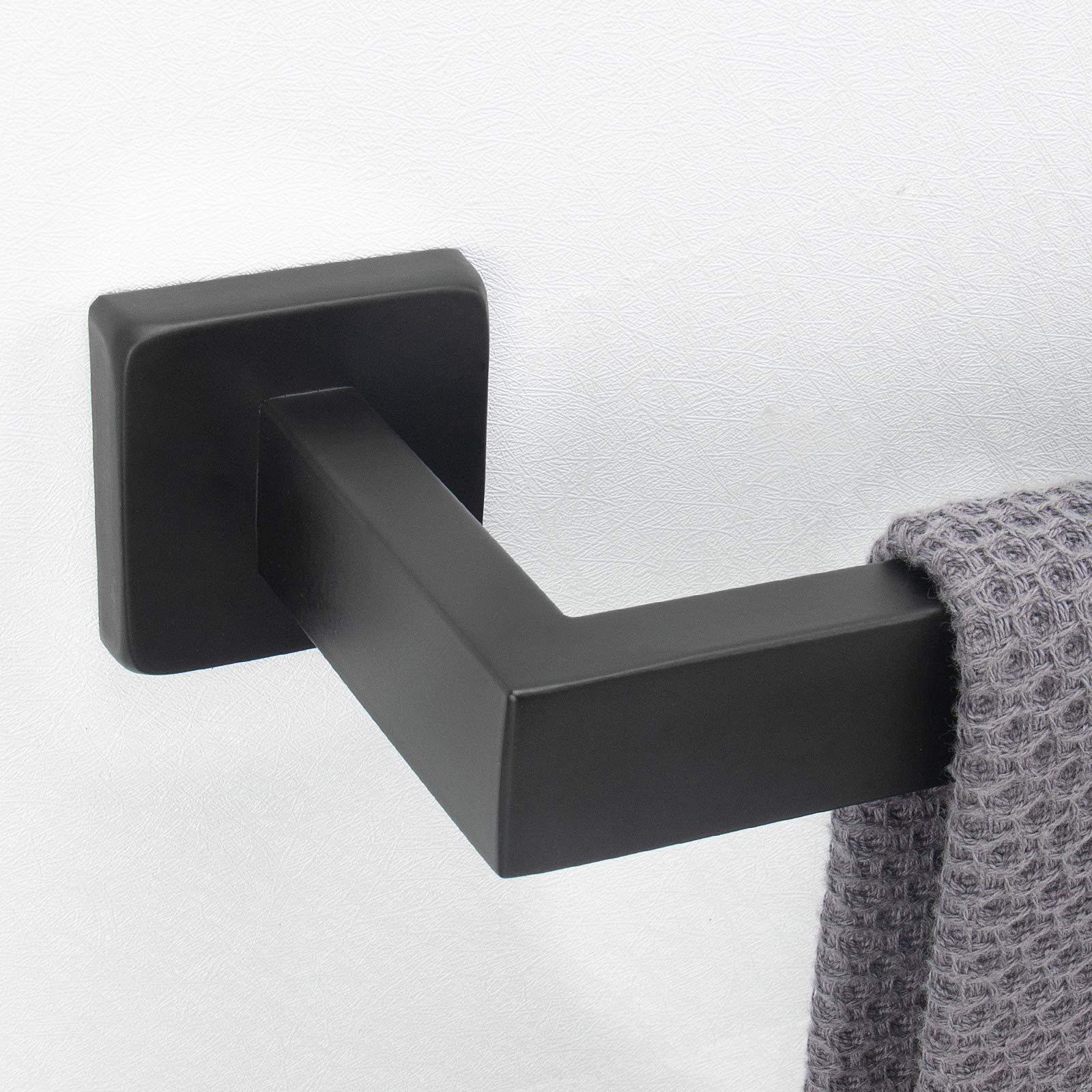 Nearmoon Bathroom Towel Bar, Bath Accessories Premium Thicken Stainless Steel Square Shower Towel Rack For Bathroom, Towel Holde