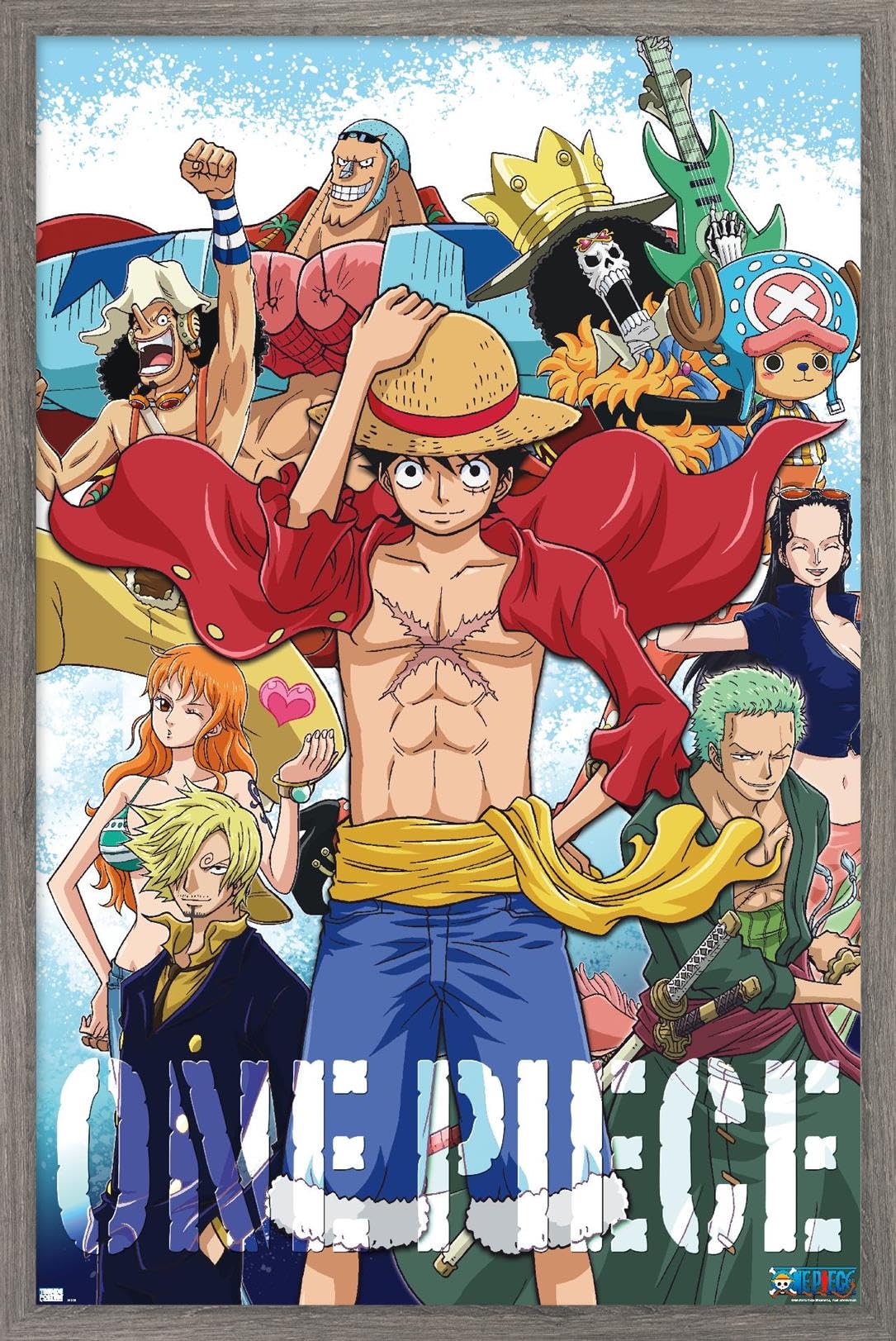 Trends International One Piece - Crew Wall Poster, 22.4L X 14.7W, Barnwood Framed Version