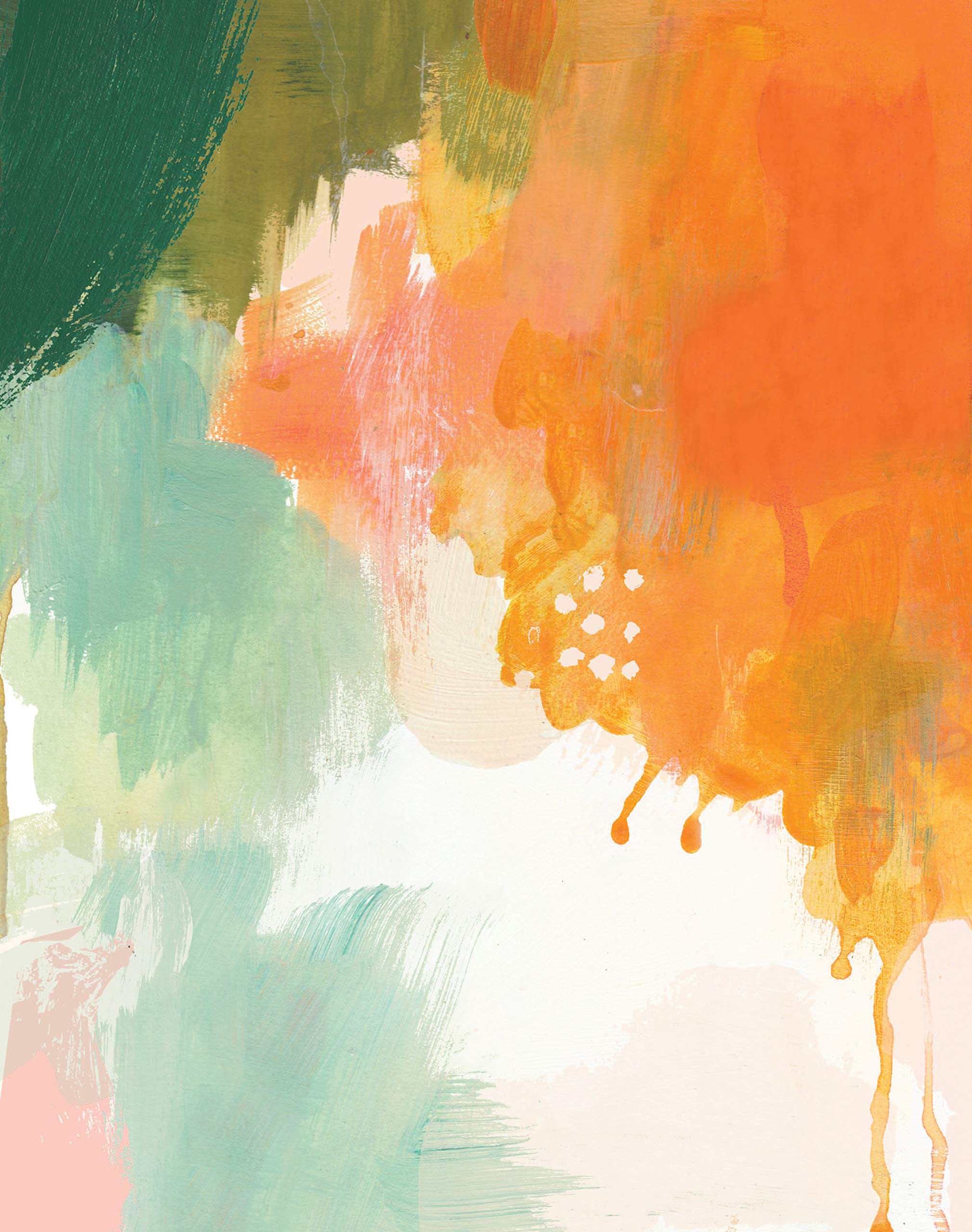 Clementine Kids Art Prints (Abstract Sunset)