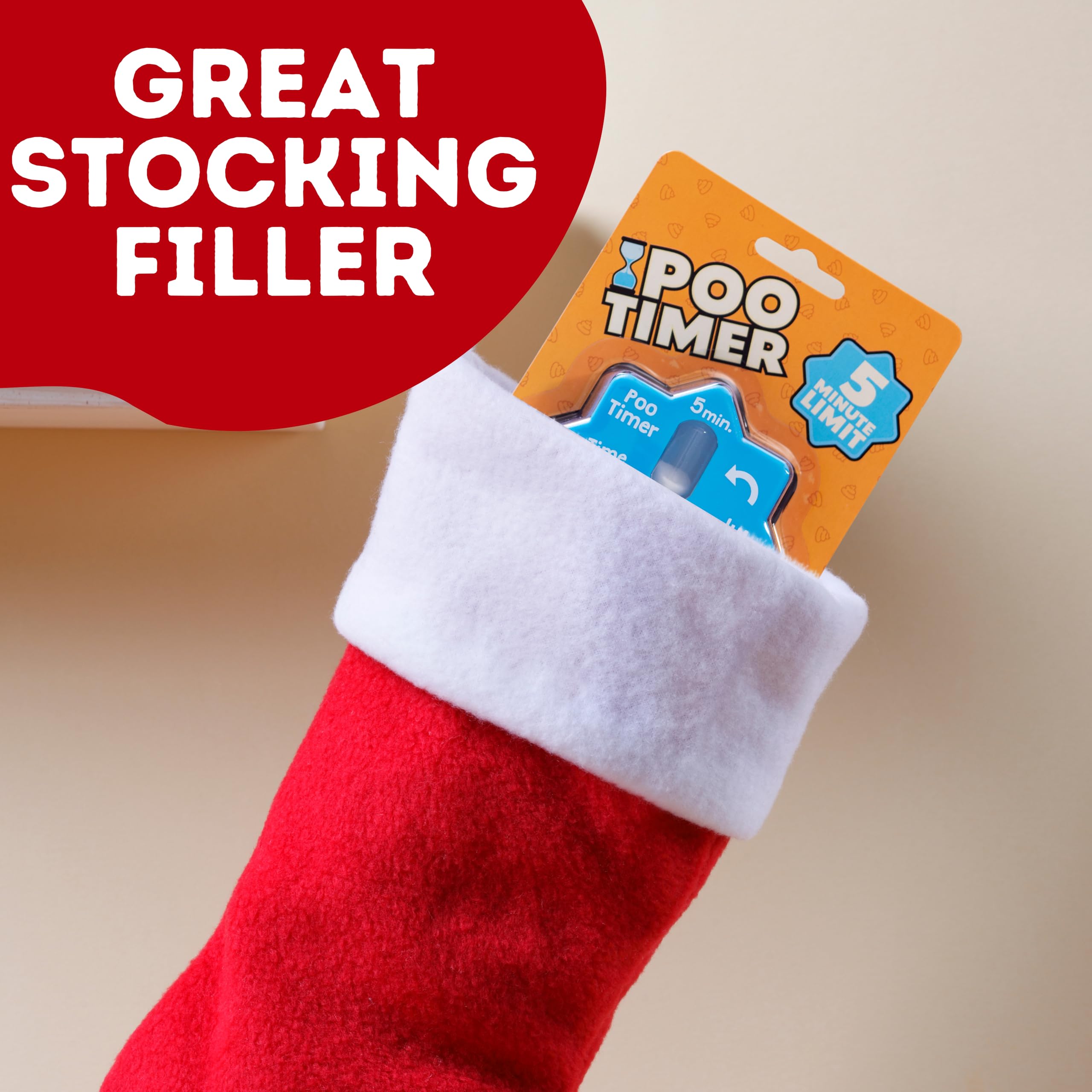 Boxer Gifts Novelty Poo Timer - Time Your Toilet Trips - Joke Funny Gifts For Men Dad Boyfriend Husband - Novelty Mens Christmas