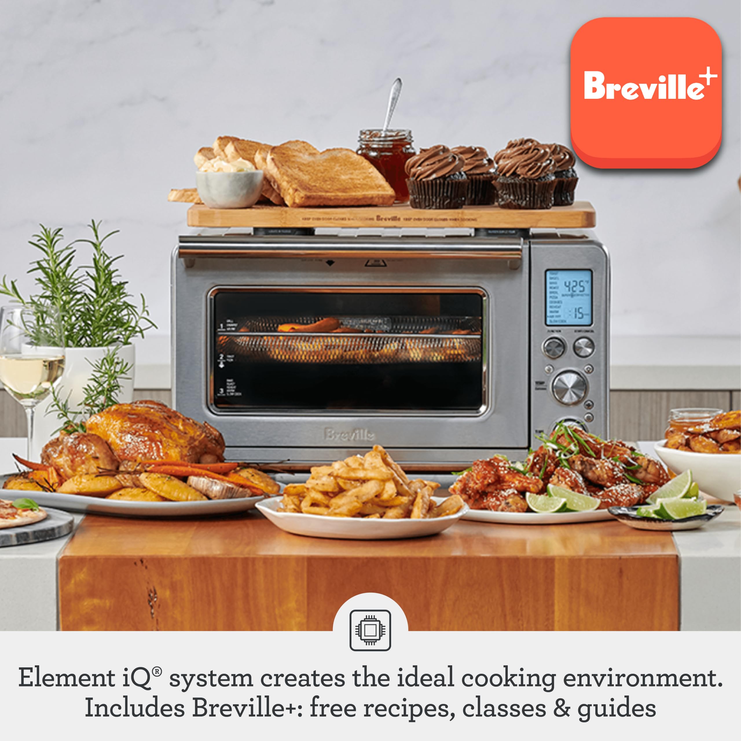Breville Smart Oven Air Fryer Bov860Bss, Brushed Stainless Steel
