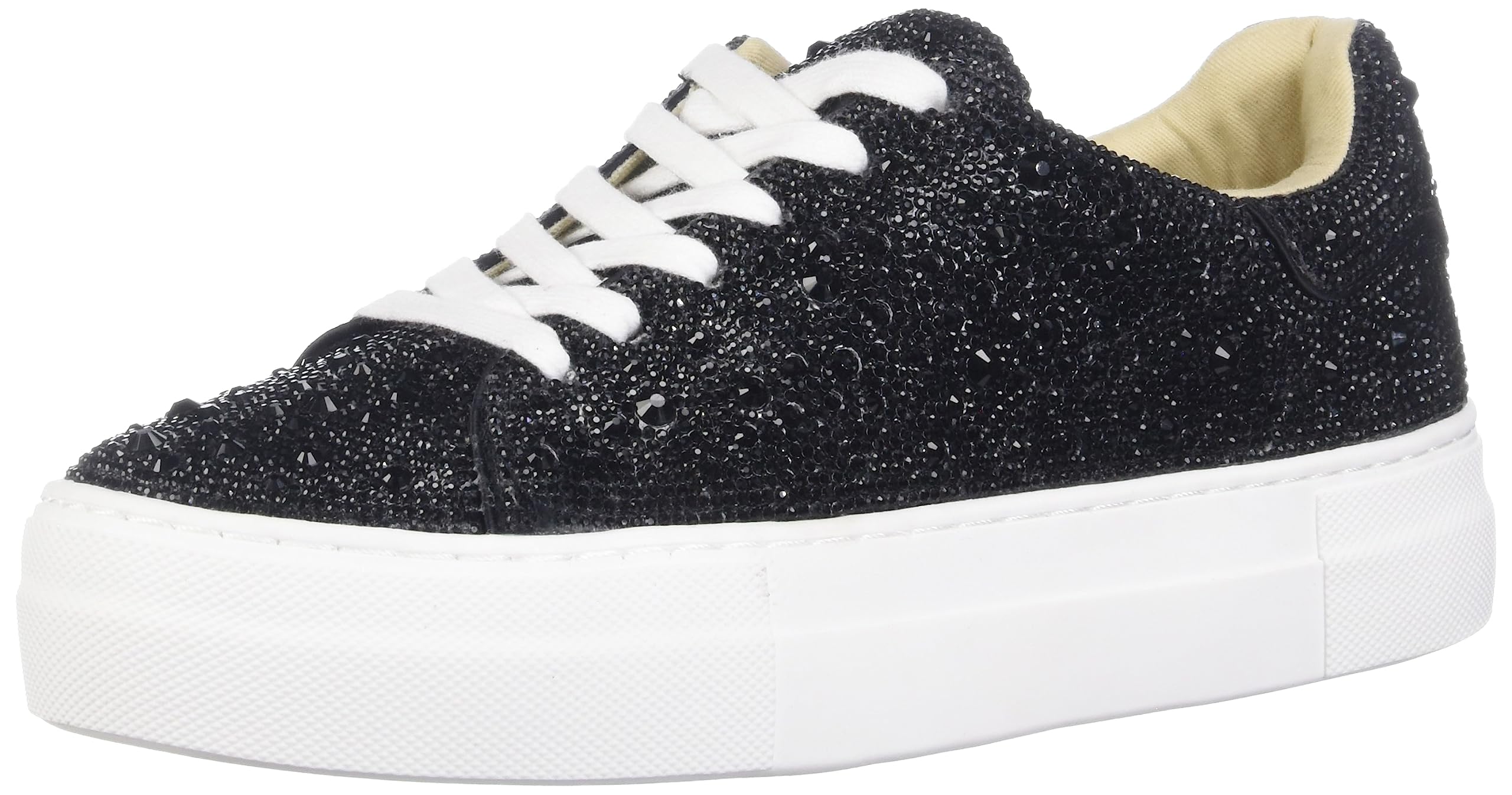 Betsey Johnson Womens Sidny Sneaker, Black, 95