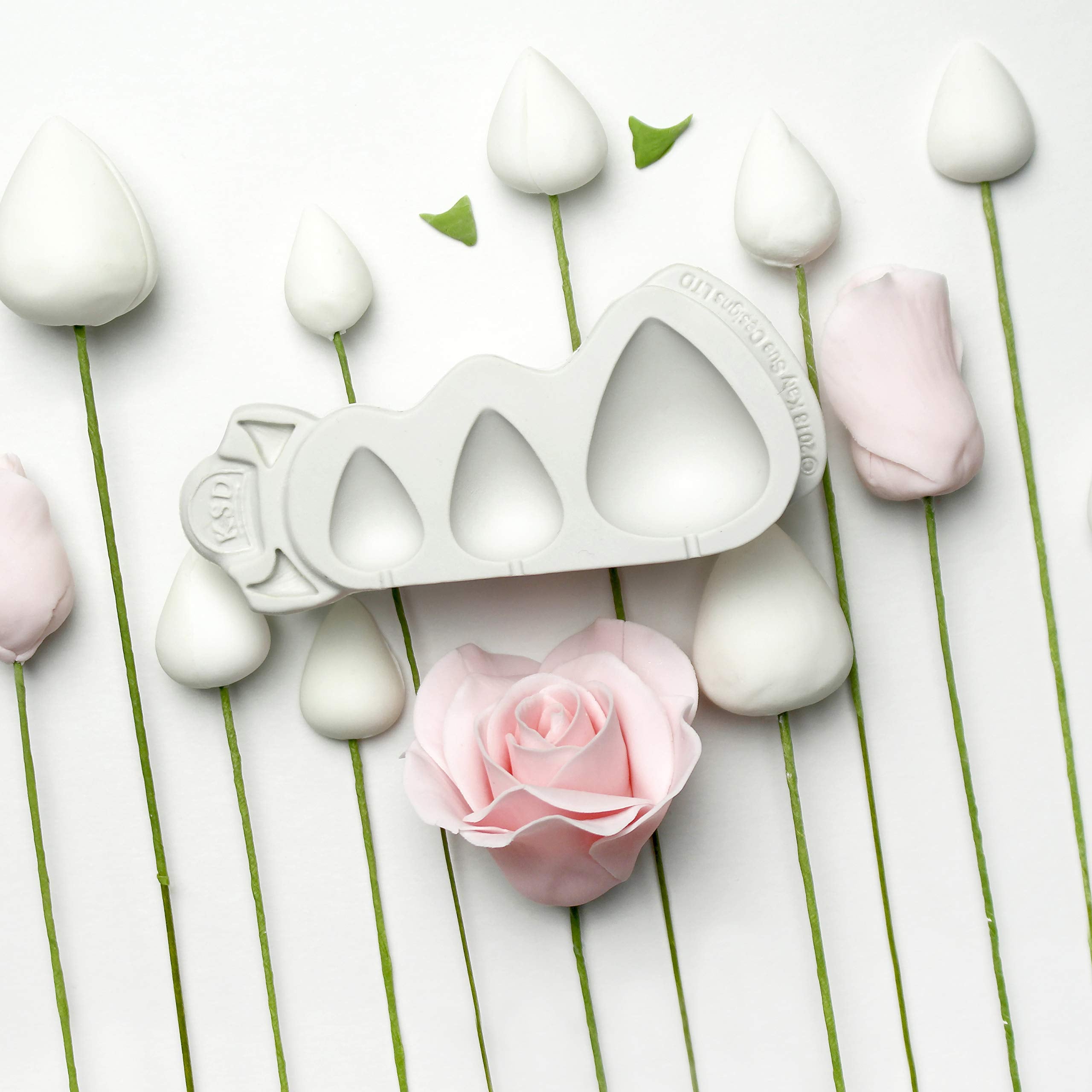 Flower Pro Rose Cones and Thorns Cake Decorating Silicone Mold (by Chef Nicholas Lodge for Katy Sue Designs)