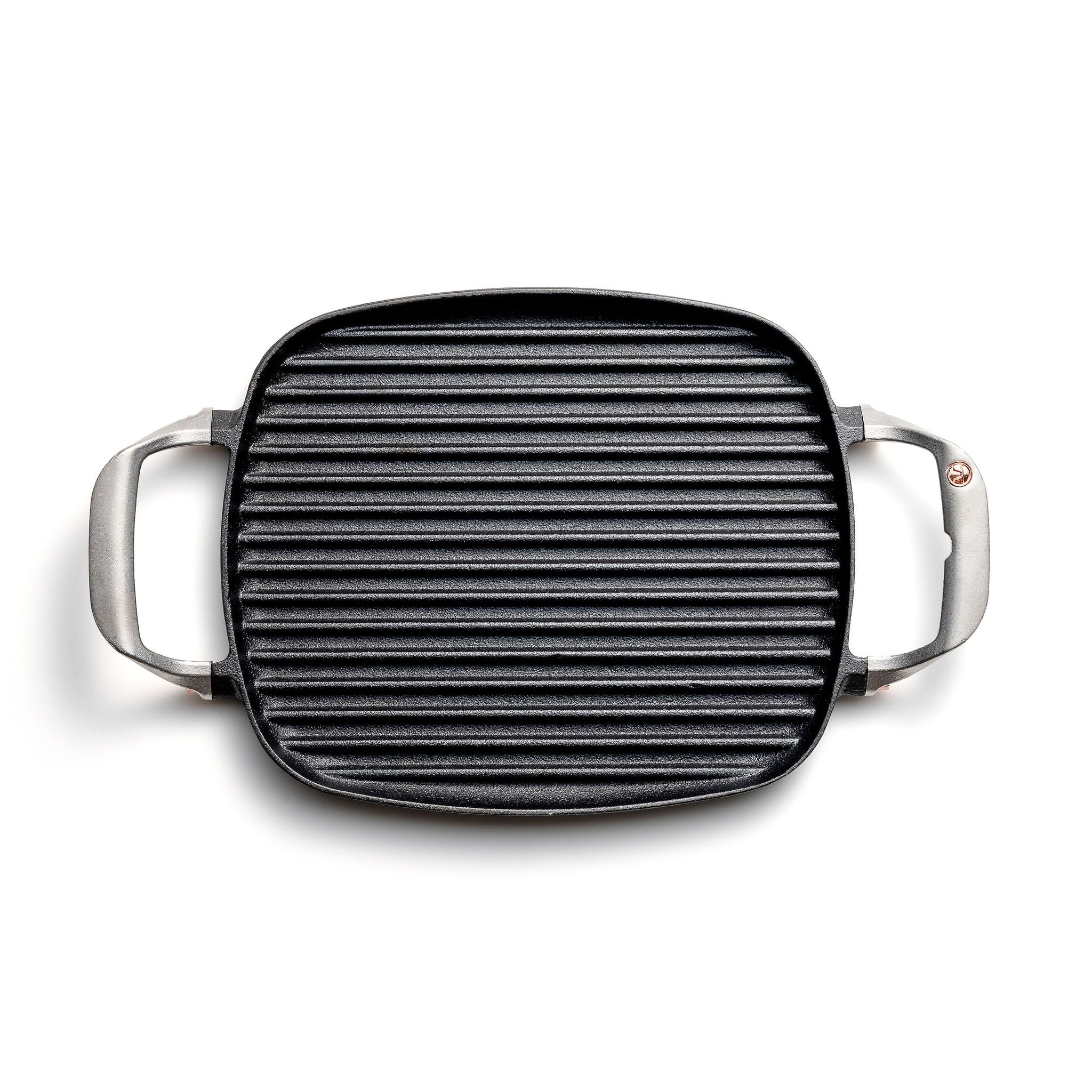 Outset Cast Iron Grill Pan With Ridges 8.5    X 14.25    X 1.5