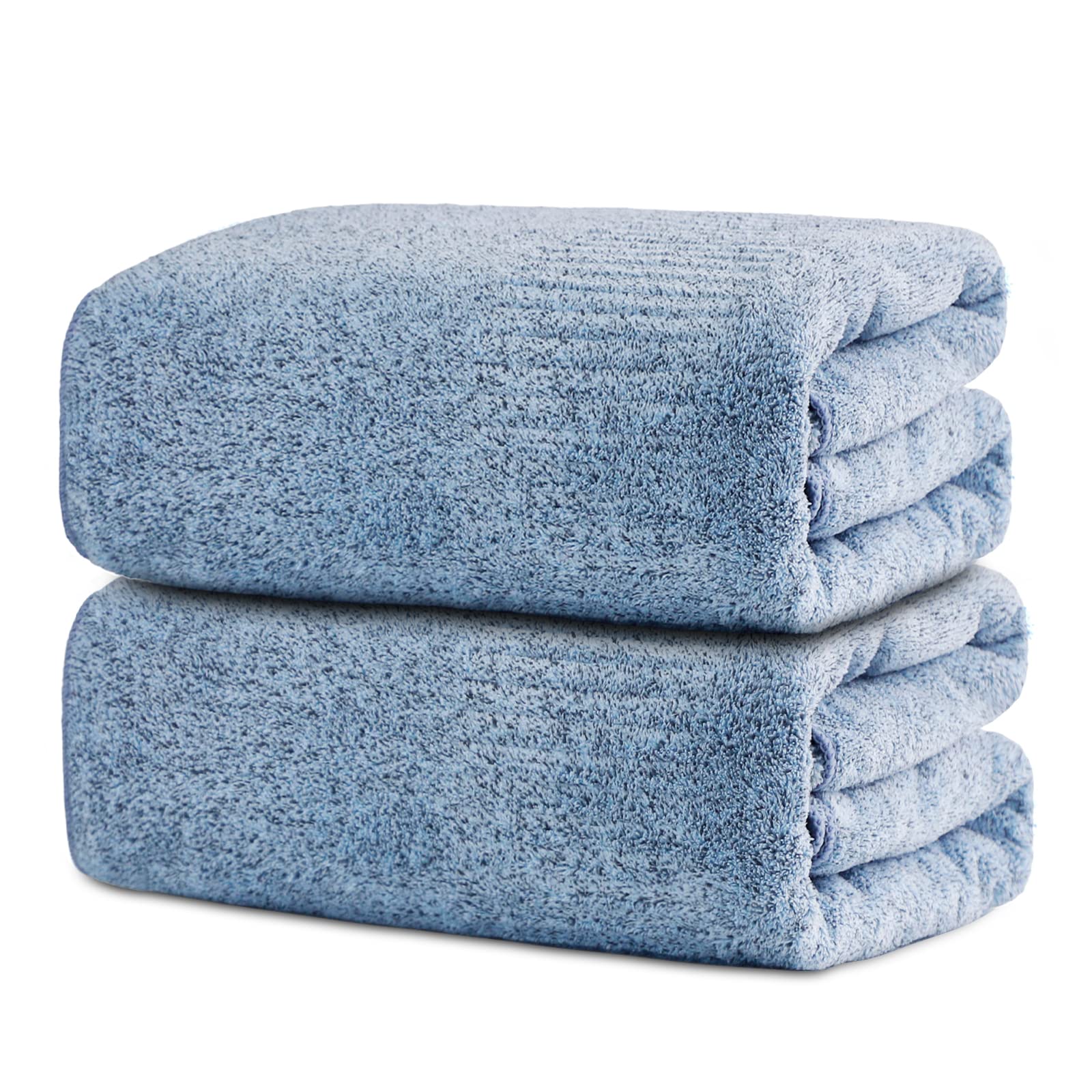 Seisso Bath Towels, Large Bathroom Towel 35 X 63 Inches, Bamboo Viscose Ultra Absorbent Soft Towels, Jumbo Bath Sheets Towels Fo