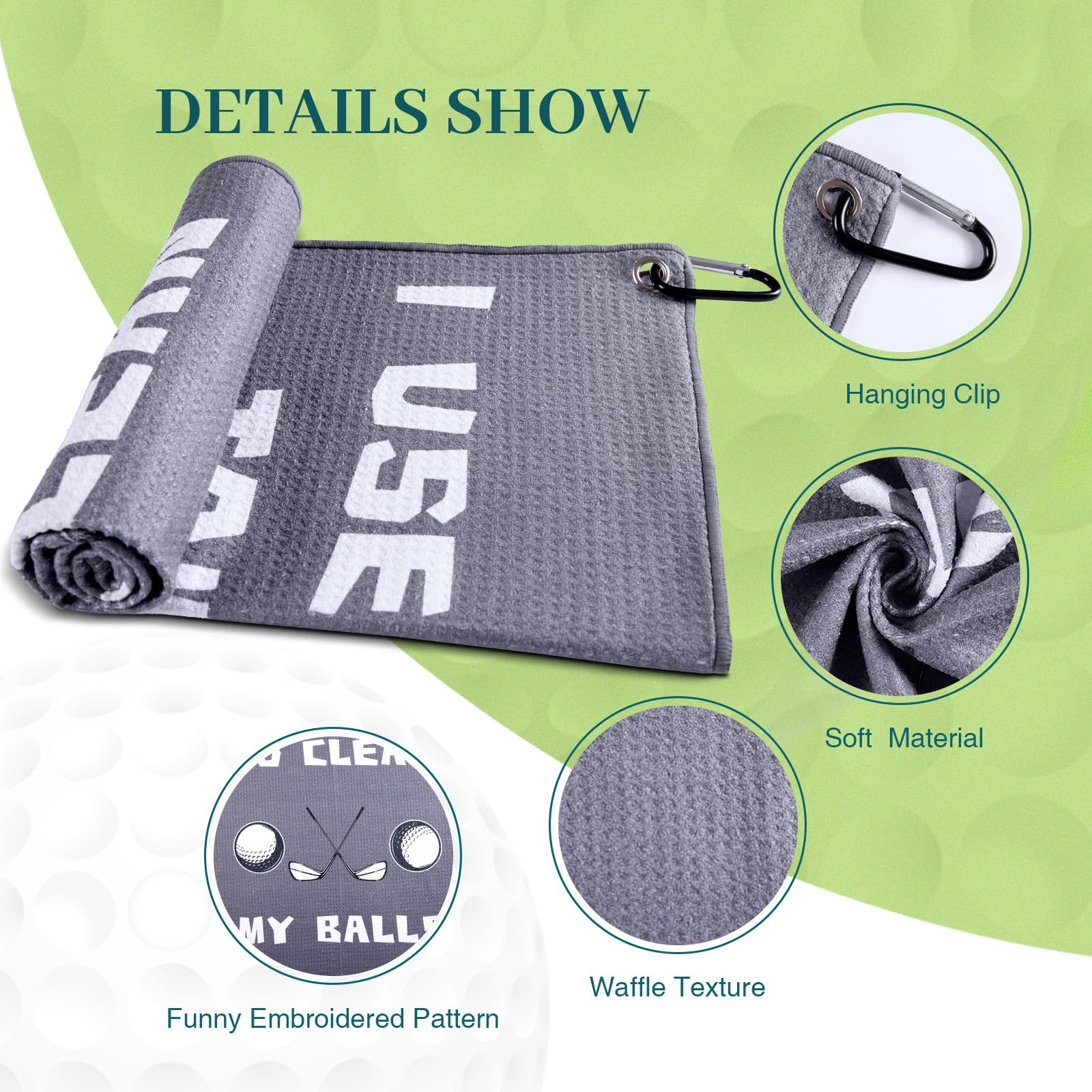 Cakka Golf Gifts For Men, 2024 9Pcs Cool Gifts For Golfer Basket Set Includes Tumbler Towel Socks Key Chain Bracelet Thanks Card