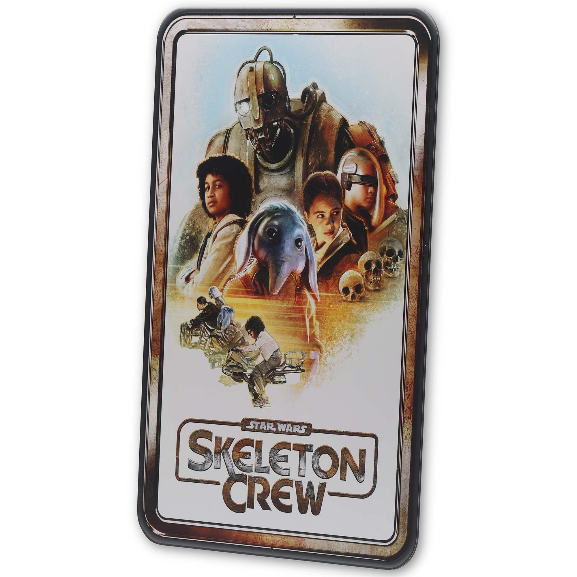 Disney Star Wars Skeleton Crew Poster Metal Sign - Vintage Skeleton Crew Wall Art for Man Cave or Movie Room