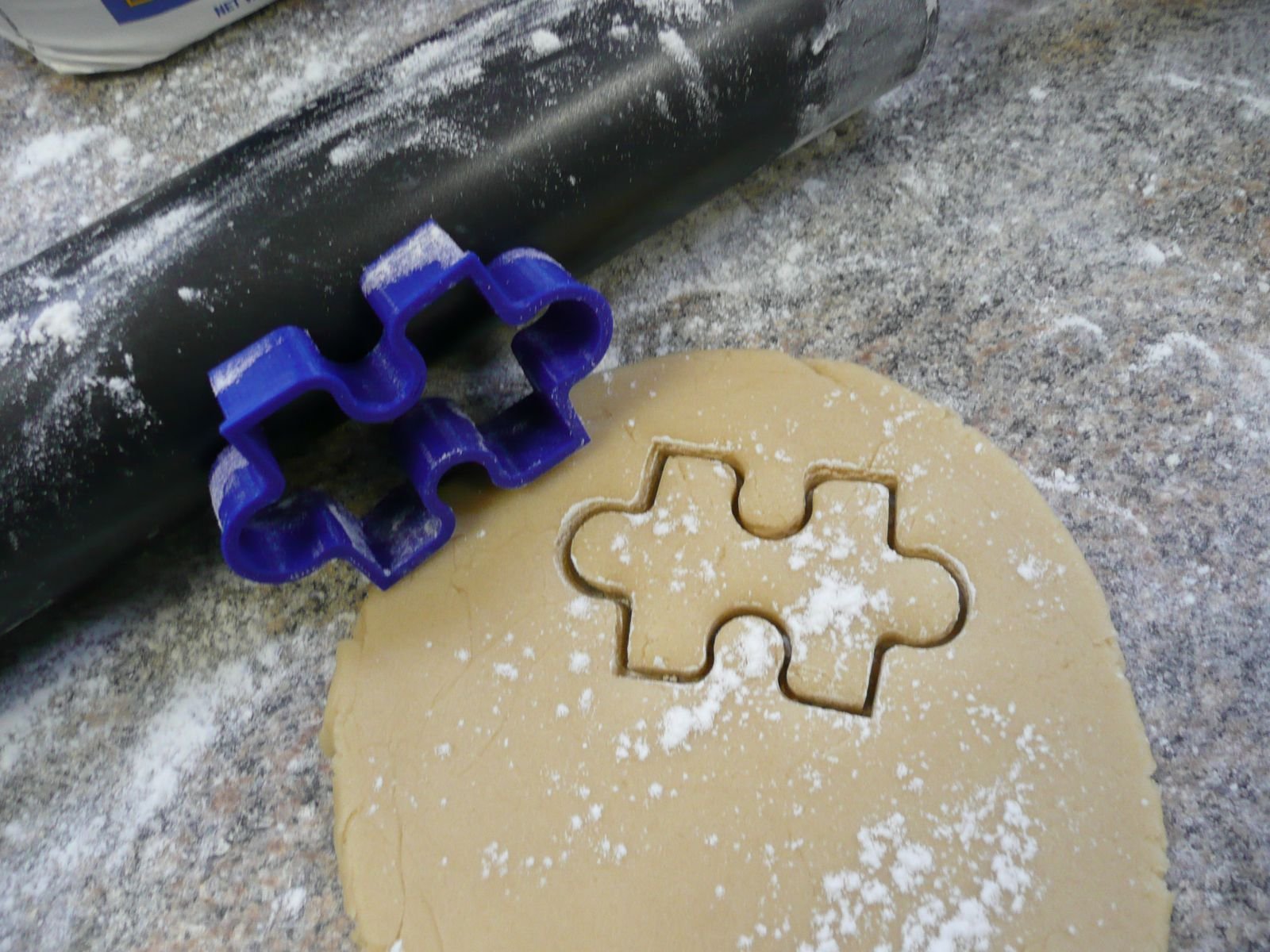 Puzzle Piece Outline Cookie Cutter Made In Usa Pr184