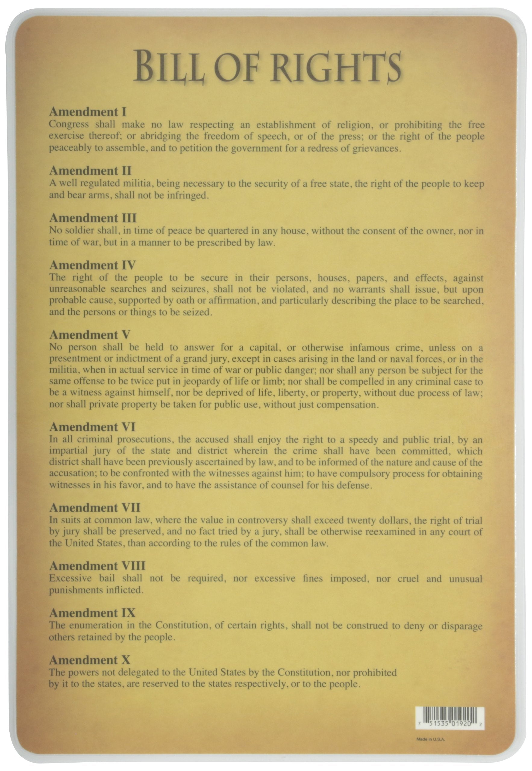 Painless Learning Signers Of The Constitution Placemat Large