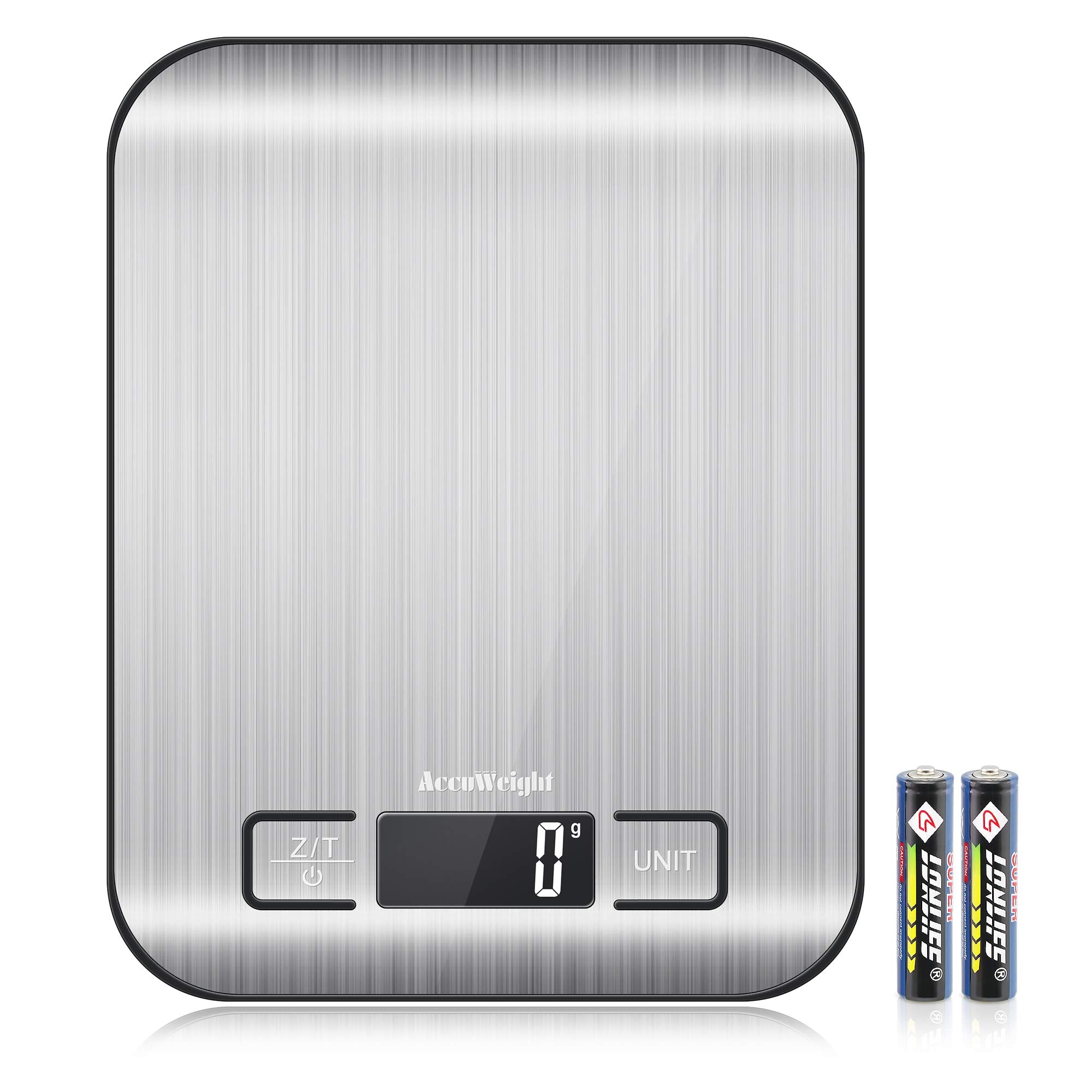 Accuweight 211 Digital Kitchen Food Scale For Cooking Baking Coffee Scale 5000G By 1G With Tare And Lcd Display Food Weight Scal