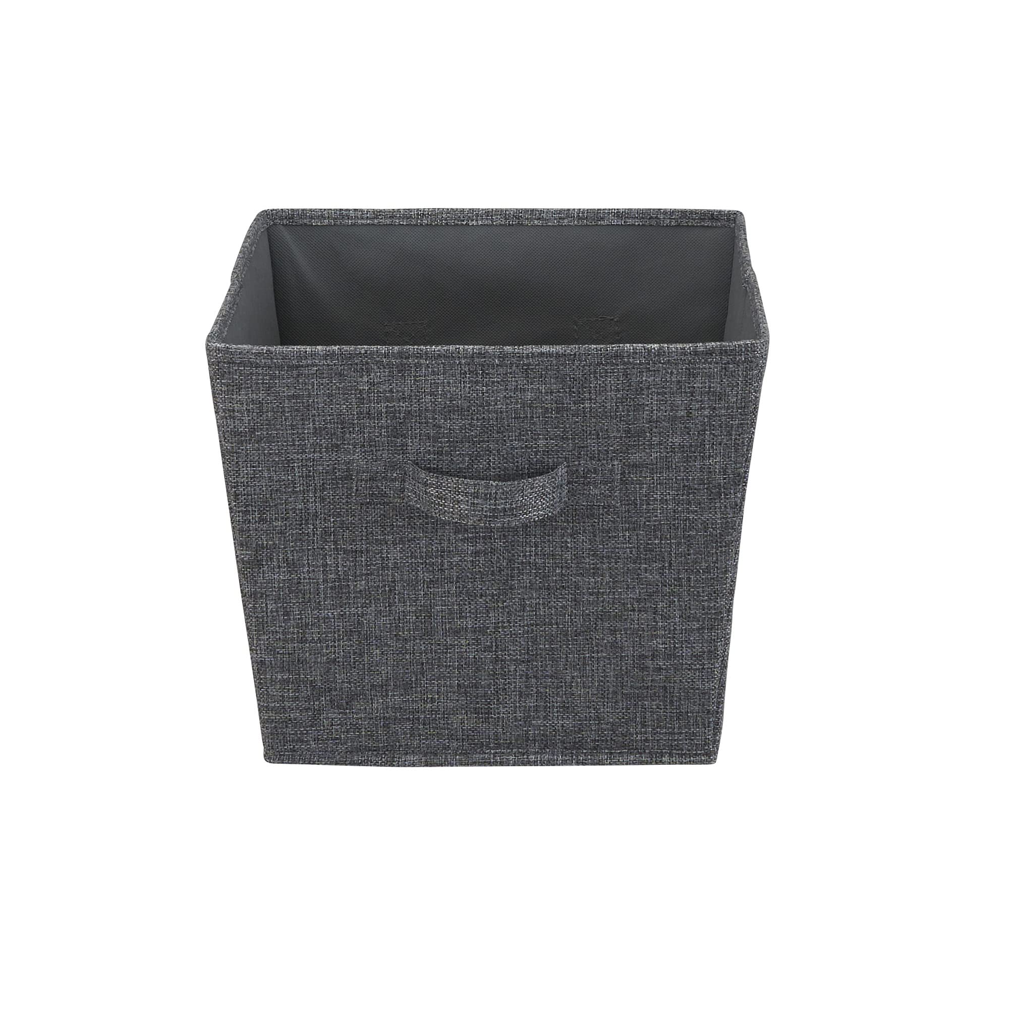 Household Essentials, Graphite 2 Pack Open Storage Bins, Medium-10 W X 11'' D
