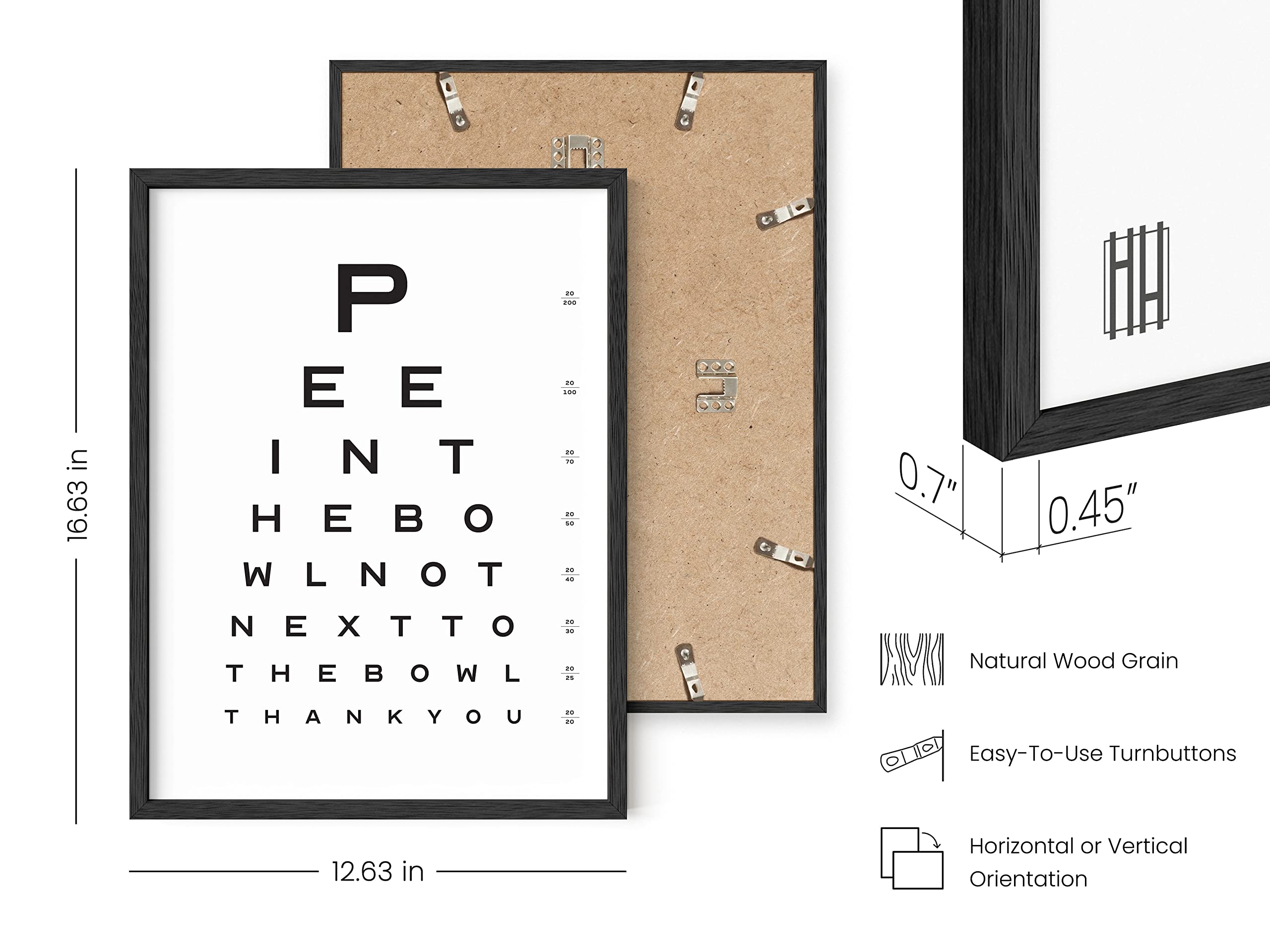 Haus And Hues Funny Bathroom Signs For Home Decor - Funny Bathroom Decor, Funny Bathroom Wall Art, Bathroom Art, Funny Bathroom