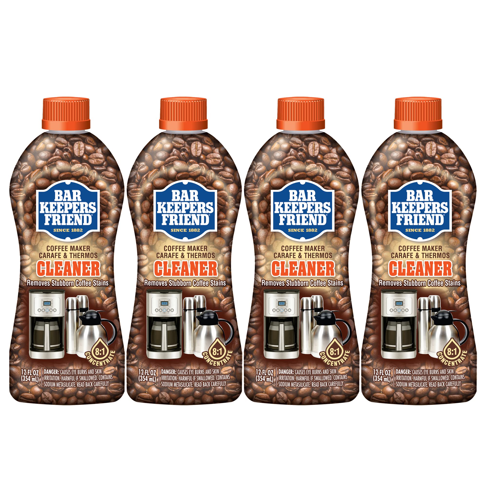 Bar Keepers Friend Coffee Maker Cleaner - 12Oz