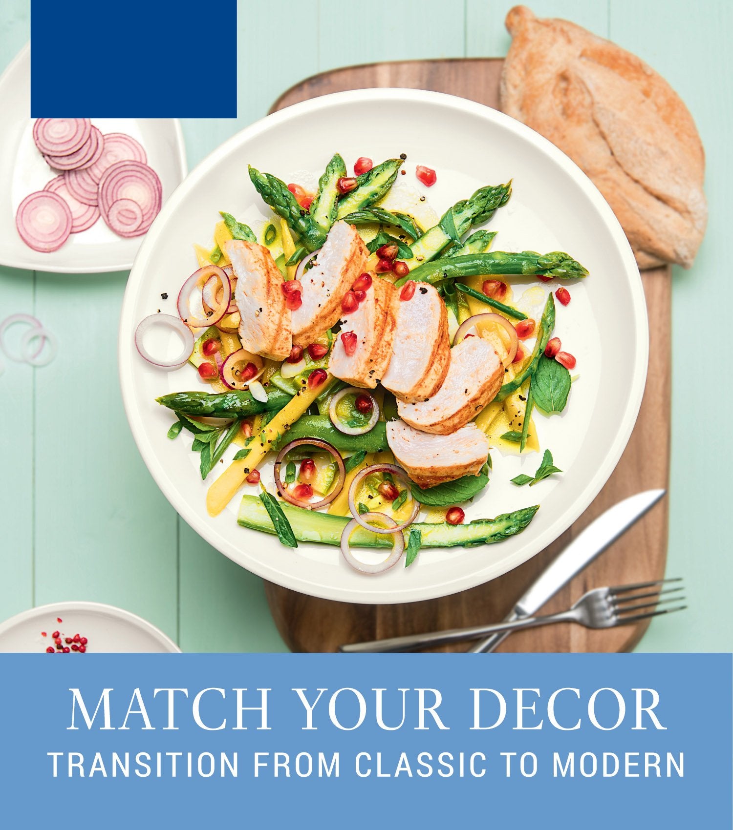 Artesano Dinner Plate Set Of 6 By Villeroy & Boch - Premium Vitrified White Porcelain - Made In Germany - Perfect For Rustic Din
