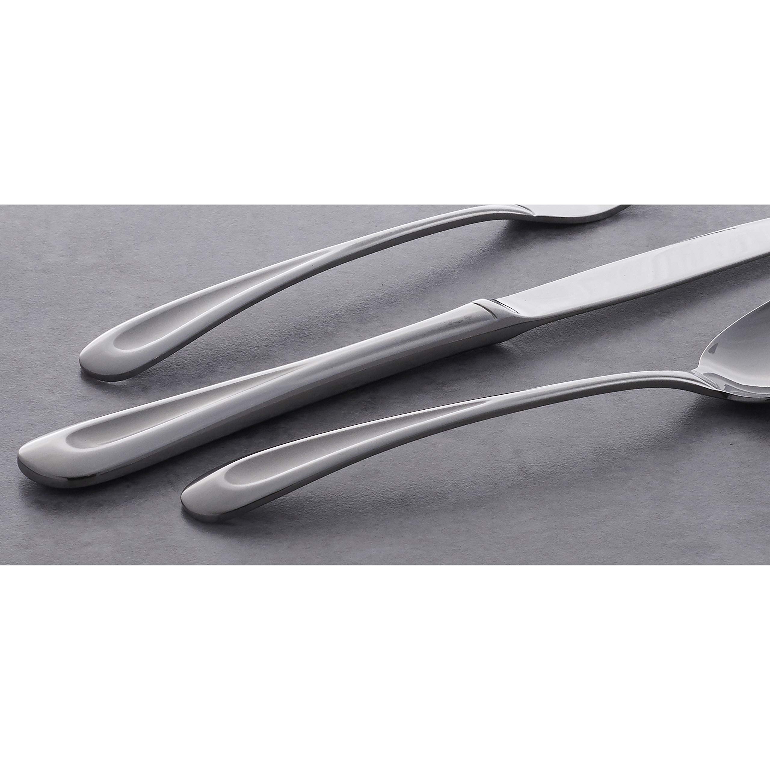 Oneida Satin Sand Dune Teaspoons Set of 4 - Stainless Steel Silverware