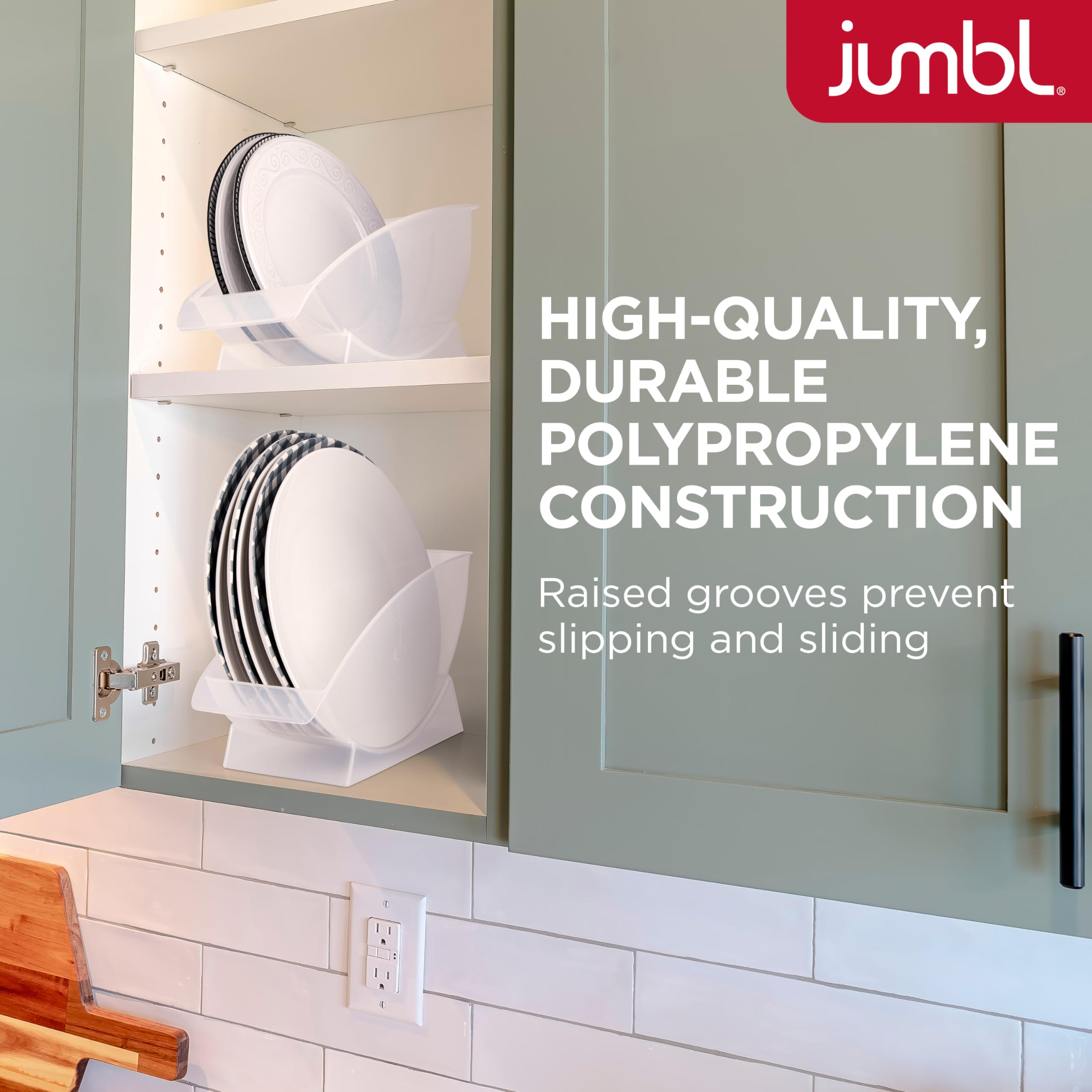 Jumbl Salad/Dessert Plate Cradle - Includes 1 Cradle