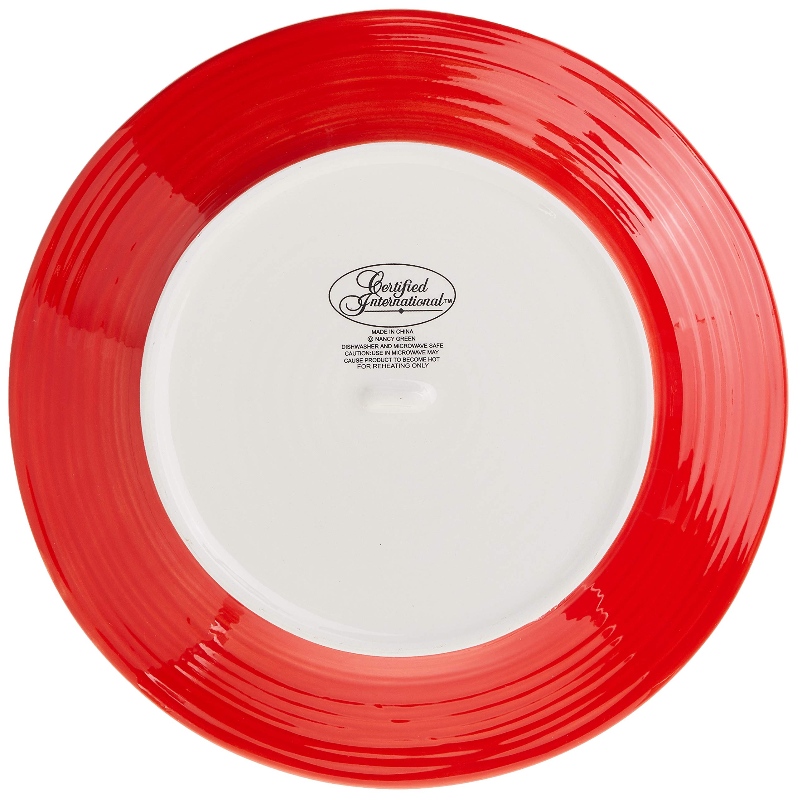 Certified International Valencia Dinner Plates (Set Of 4), 11.25'', Multicolor