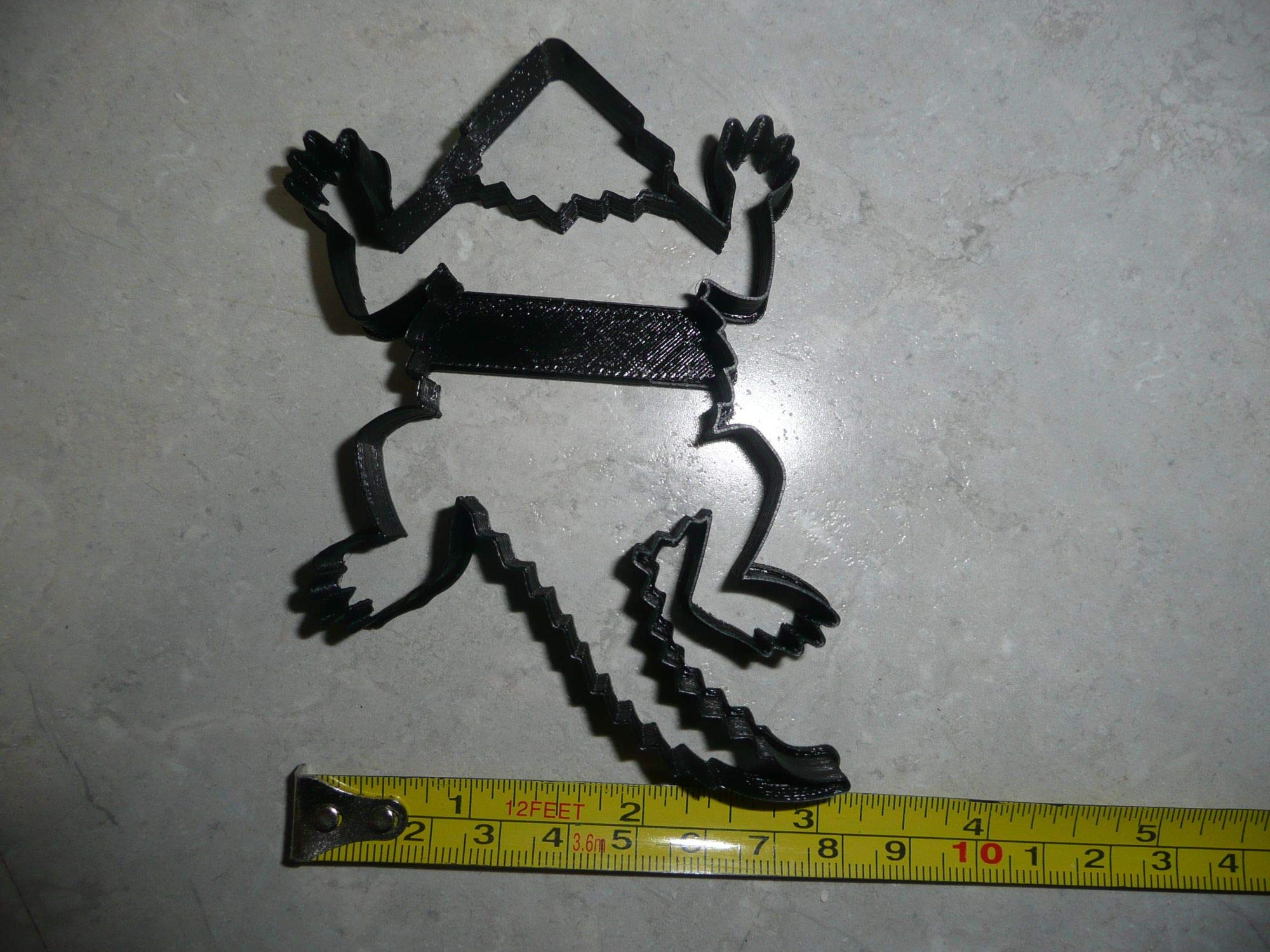 Horned Frog Toad Lizard Tropical Amphibian Animal Cookie Cutter Made In Usa Pr3355
