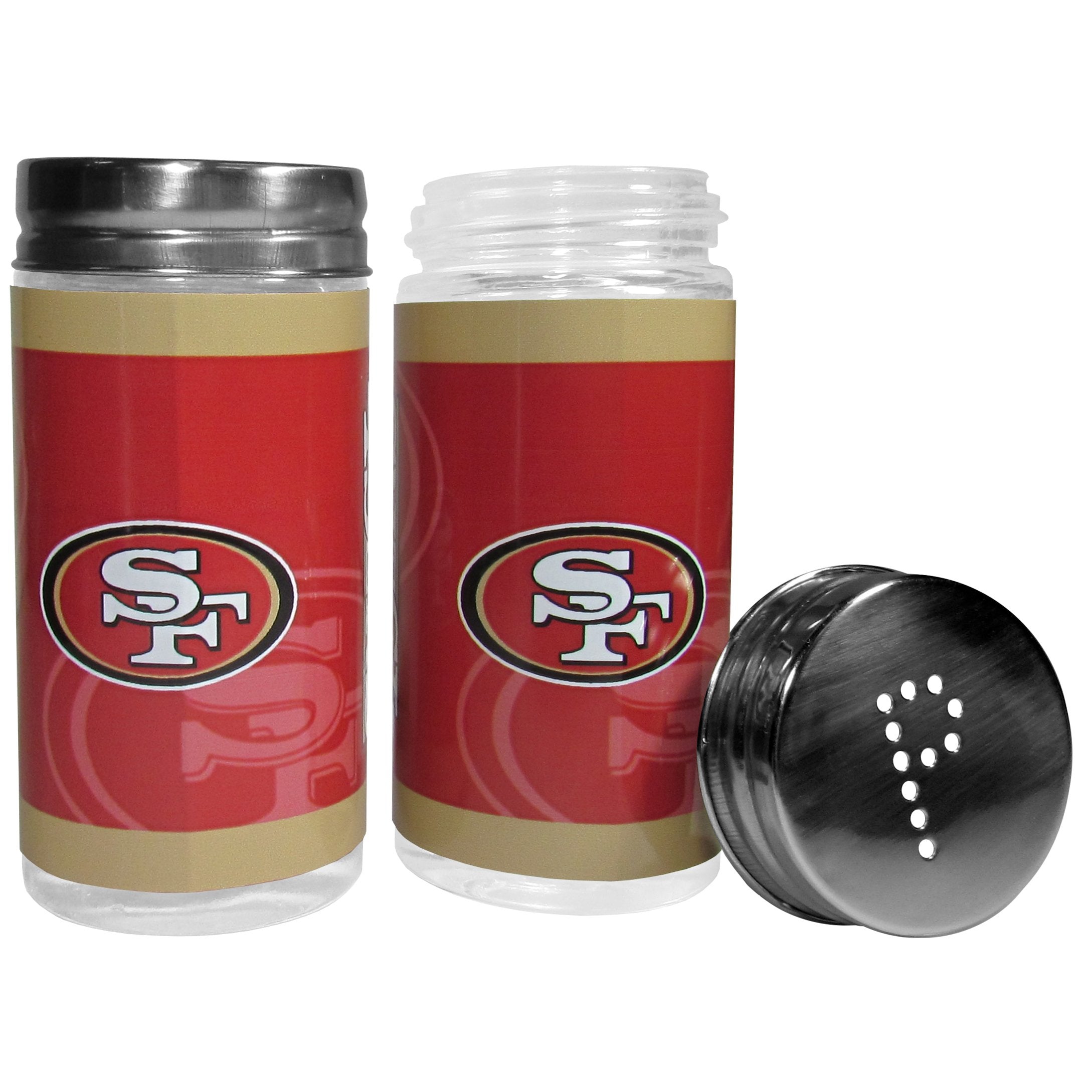 Siskiyou Sports Nfl San Francisco 49Ers Salt & Pepper Shakers, Red,