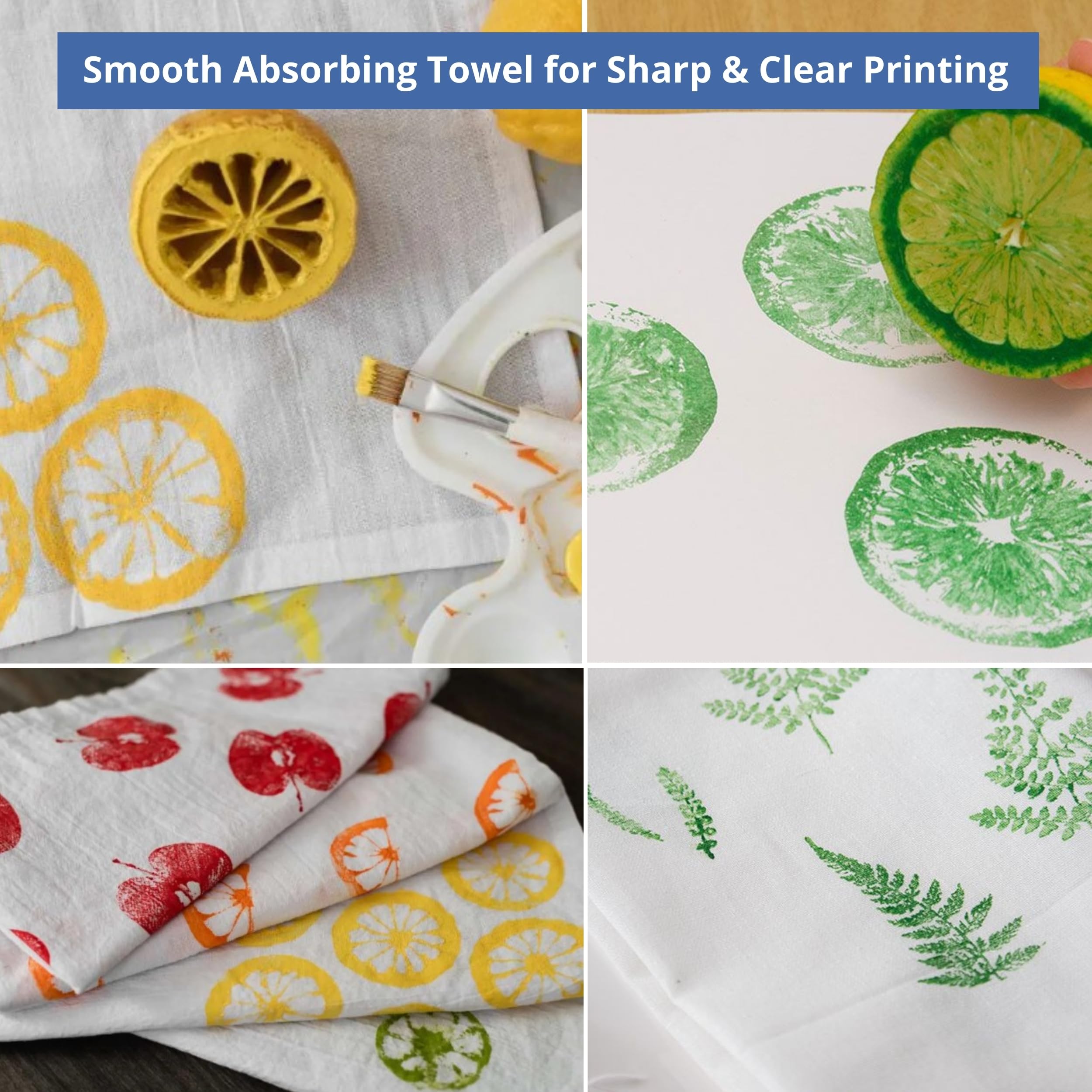 Flour Sack Towels | Tea Towel For Crafts| Kitchen Dish | Cotton Blank Towel For Embroidery| Baking Bread Proofing Linen Cover| T