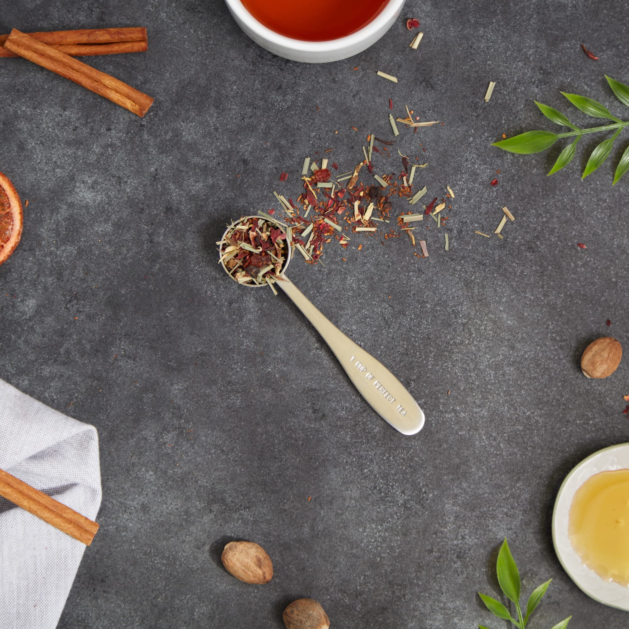 Rsvp International Endurance Kitchen Collection Measuring Tools, Dishwasher Safe, Perfect Tea Scoop, Stainless Steel