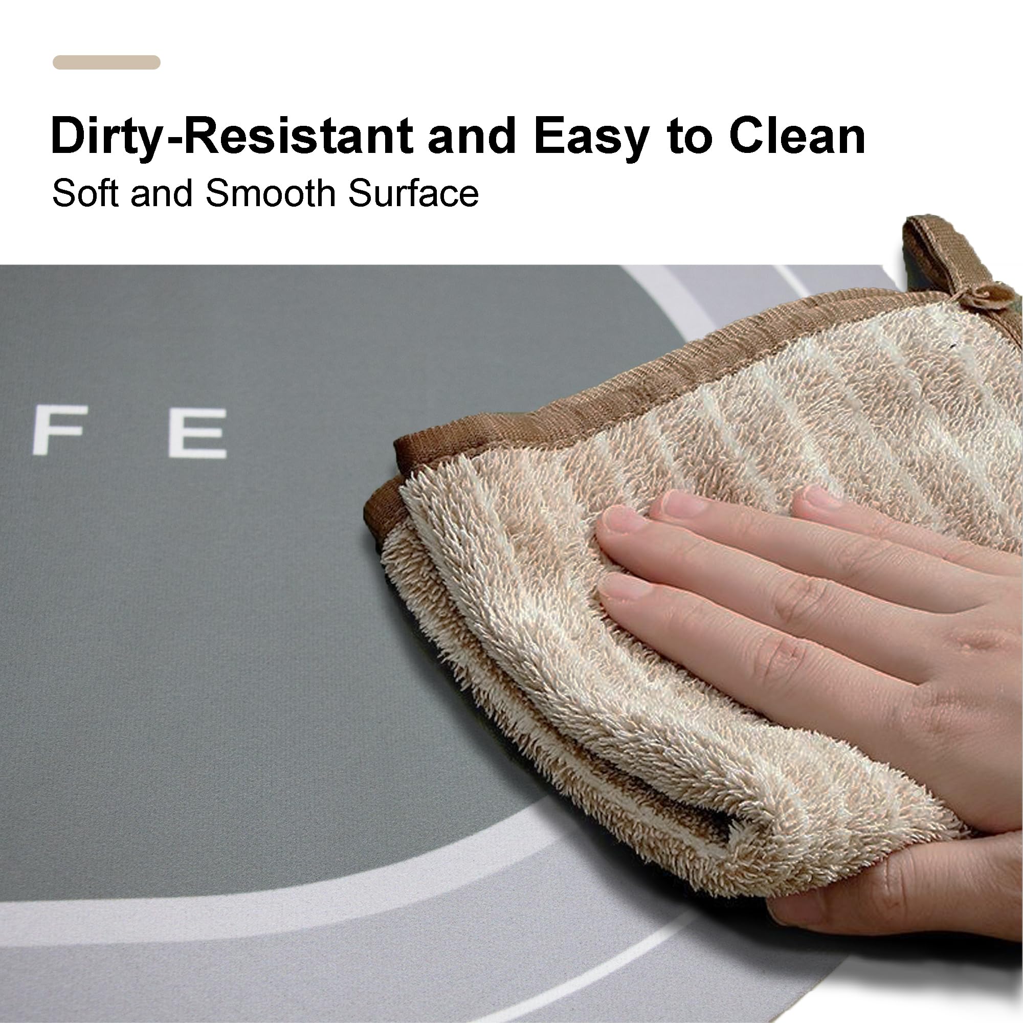 Rubber Bath Mats Quick-Drying Non-Slip Bathroom Mat Super Absorbent Bath Mat Instant Dry Bath Mat, Bathroom Rug In Front Of The