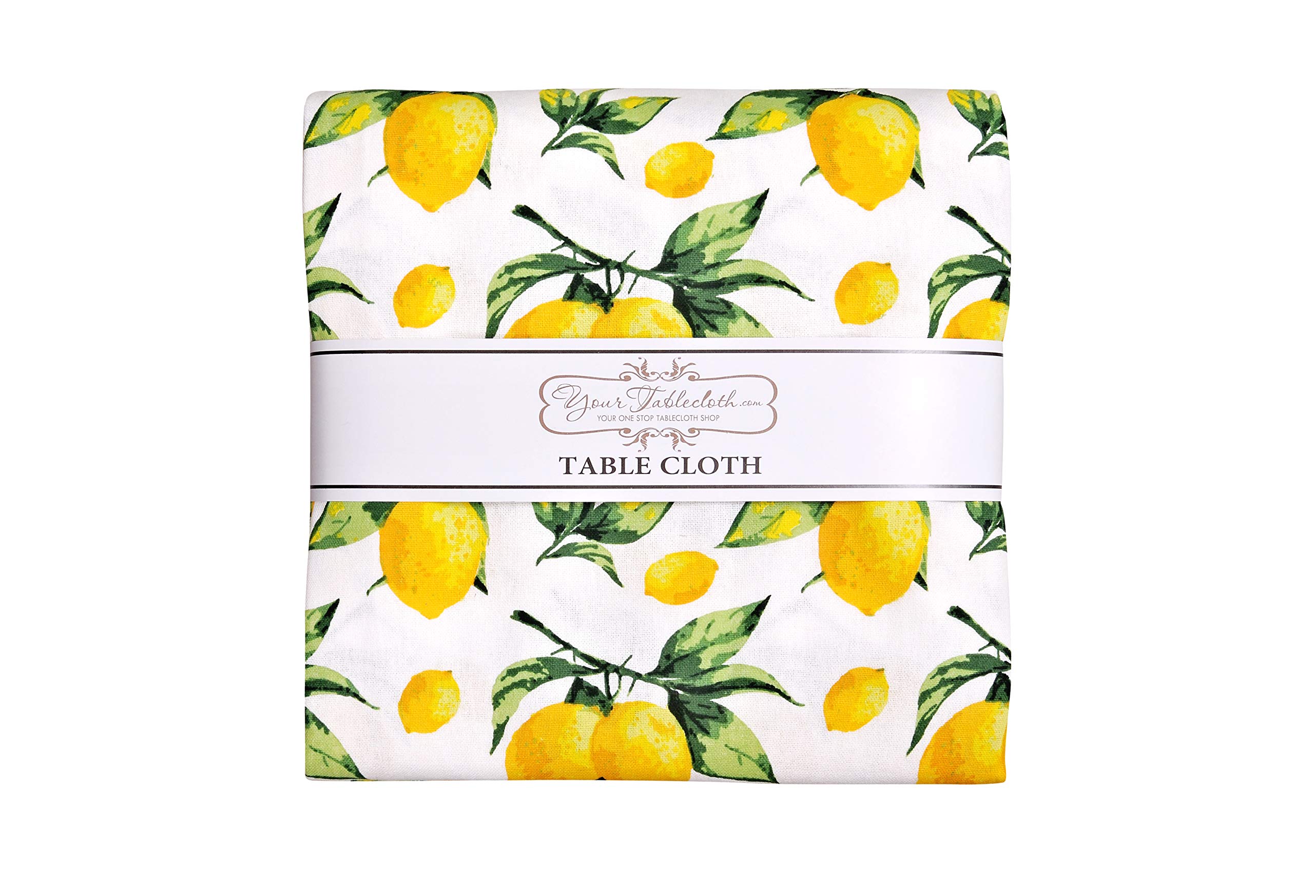 Yourtablecloth 100% Cotton Tablecloth -For Home, Restaurants, Caf  S - Be It For Everyday Dinner Picnic Or Occasions Like Easter