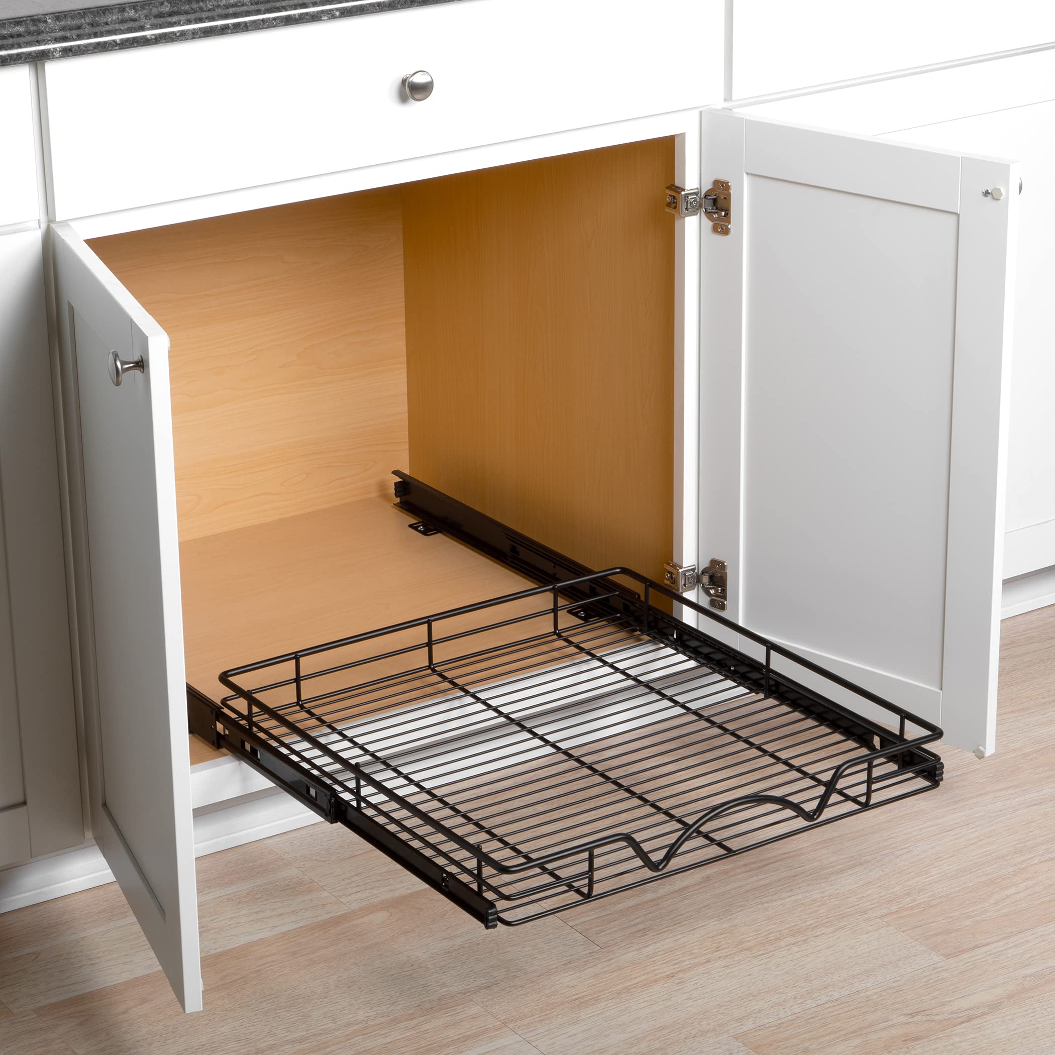 Holdn Storage Pull Out Cabinet Organizer, Heavy Duty Caddy W/Lifetime Limited Warranty -22   W X 21   D - Requires At Least 23-1