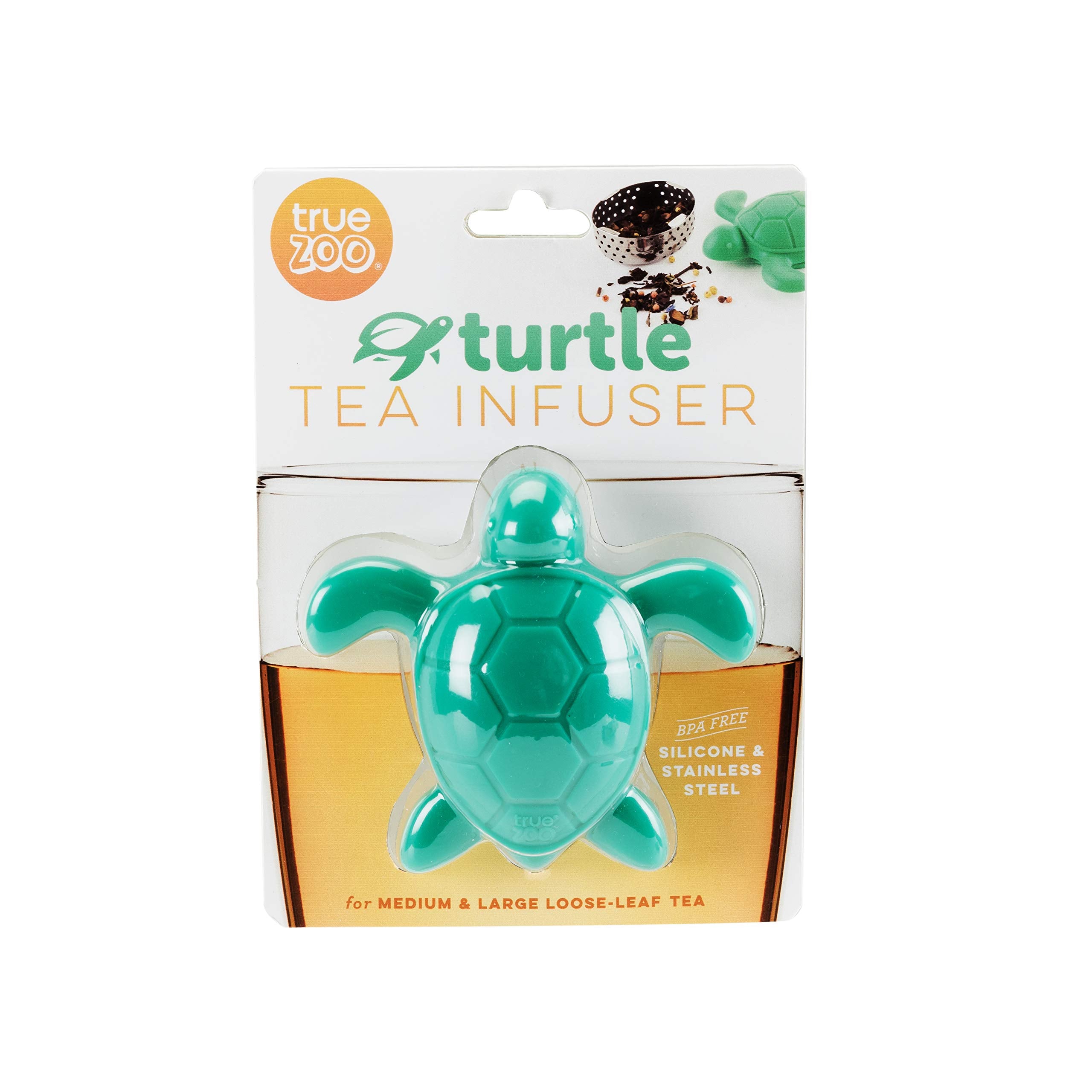 Turtle Tea Infuser Stainless Steel And Silicone Turtle Shaped Loose Leaf Tea Infuser By Truezoo
