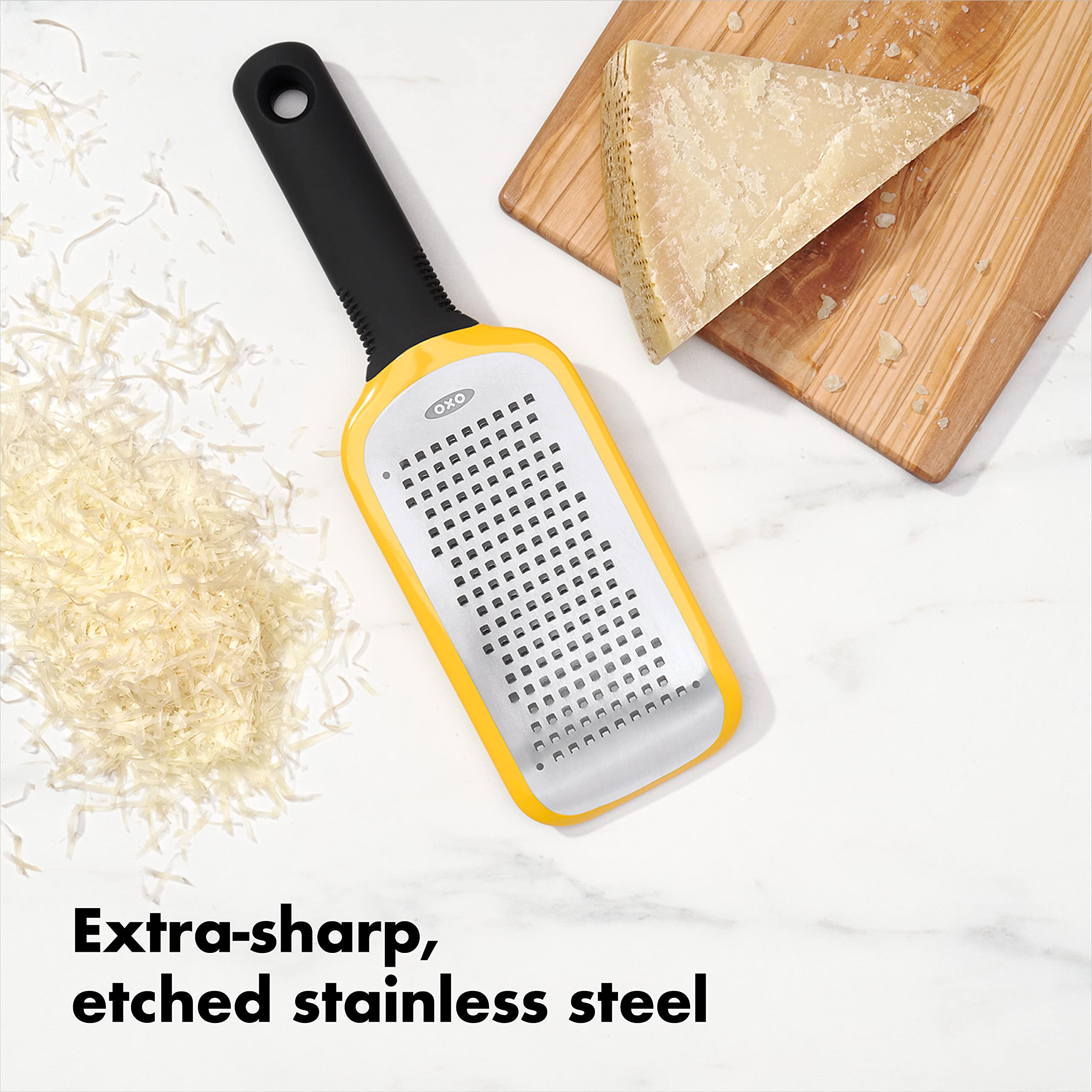 Oxo Good Grips Etched Medium Grater, Yellow