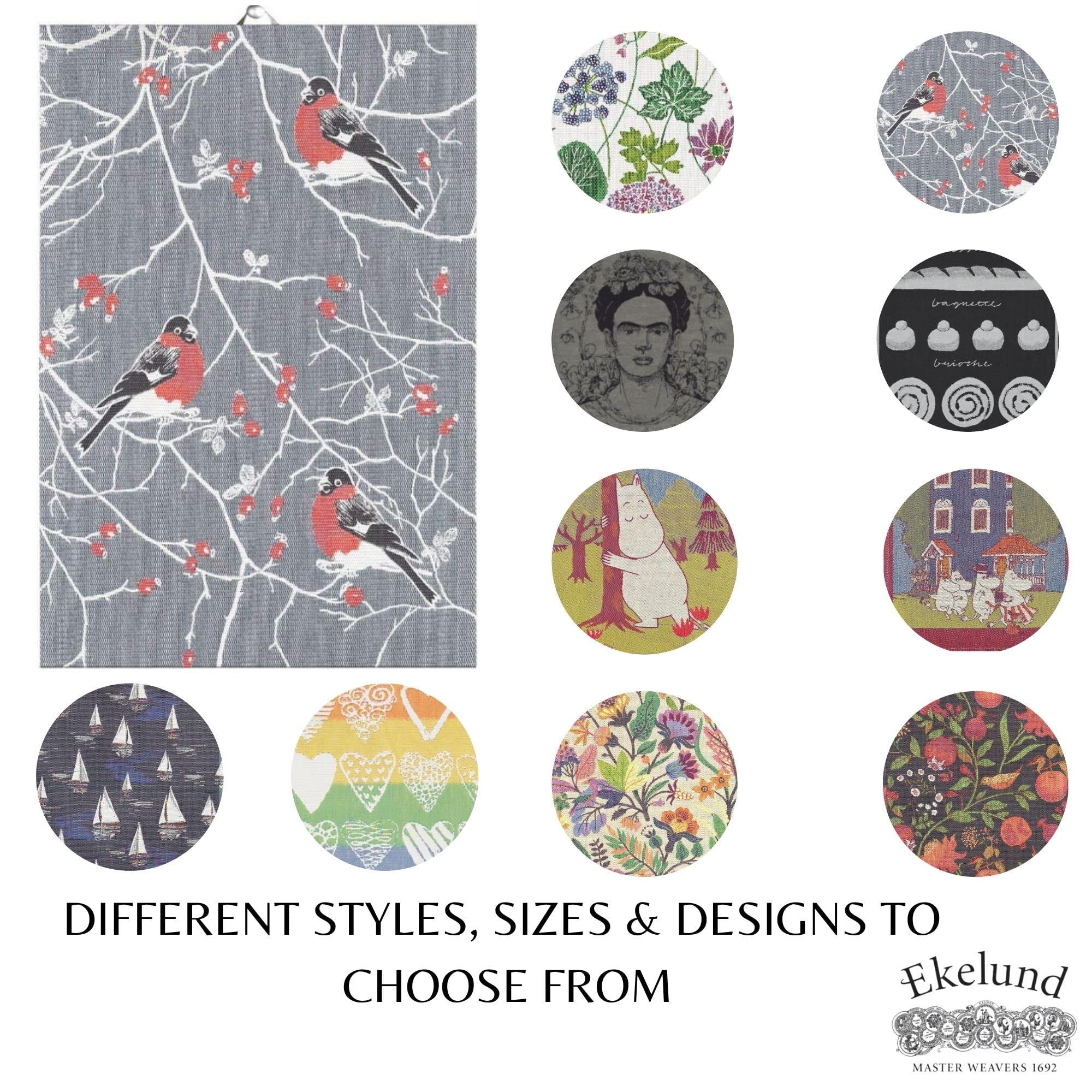 Ekelund Weavers - Frostkvist - Tea Towel 40 X 60 Cm - Organic Cotton