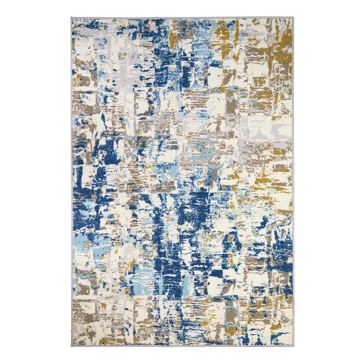 Welspun Wonder-Full Polyster Carpet-Blue