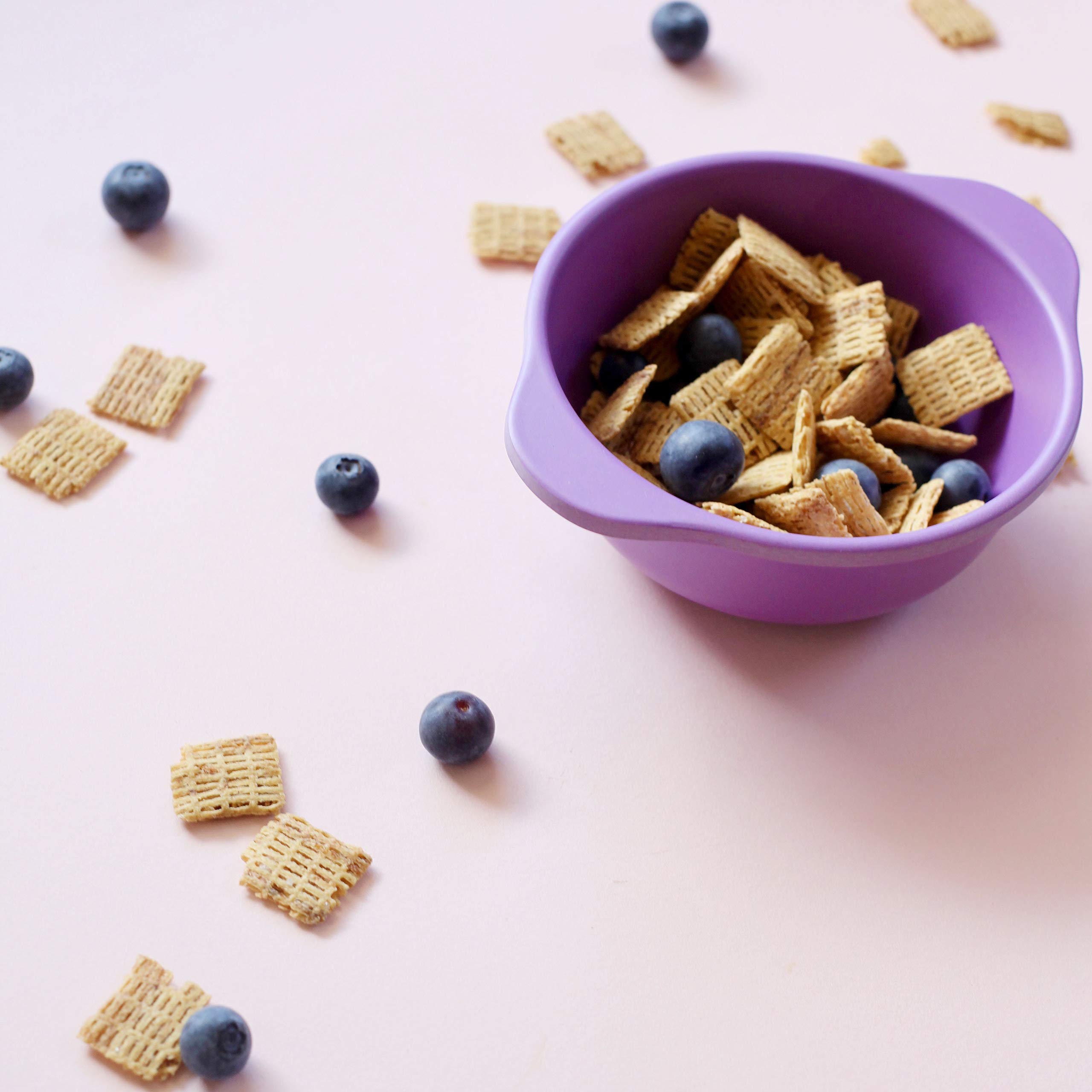 Goobie Baby Bamboo Snack Bowls For Kids, Set Of 4 Stackable Dinnerware For Toddlers :: Non Toxic Eco Friendly Reusable Dishes :