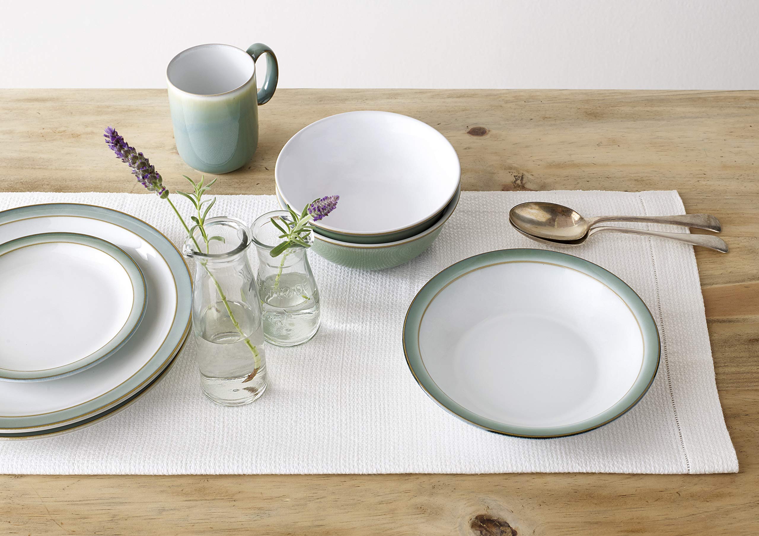 Denby Regency Green Set of 4 Dinner Plate Set  One size