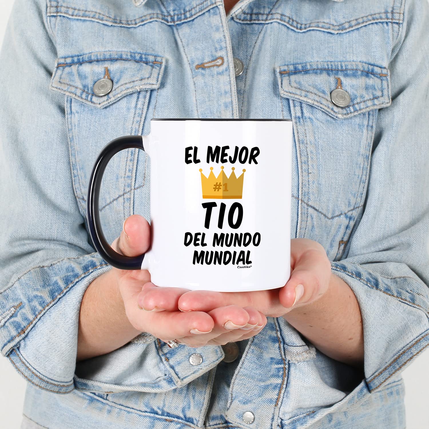 Casitika Regalo Para Tio. El Mejor Tio Del Mundo Mundial 11 Oz Mug. Cup For Latin Or Mexican Uncle.