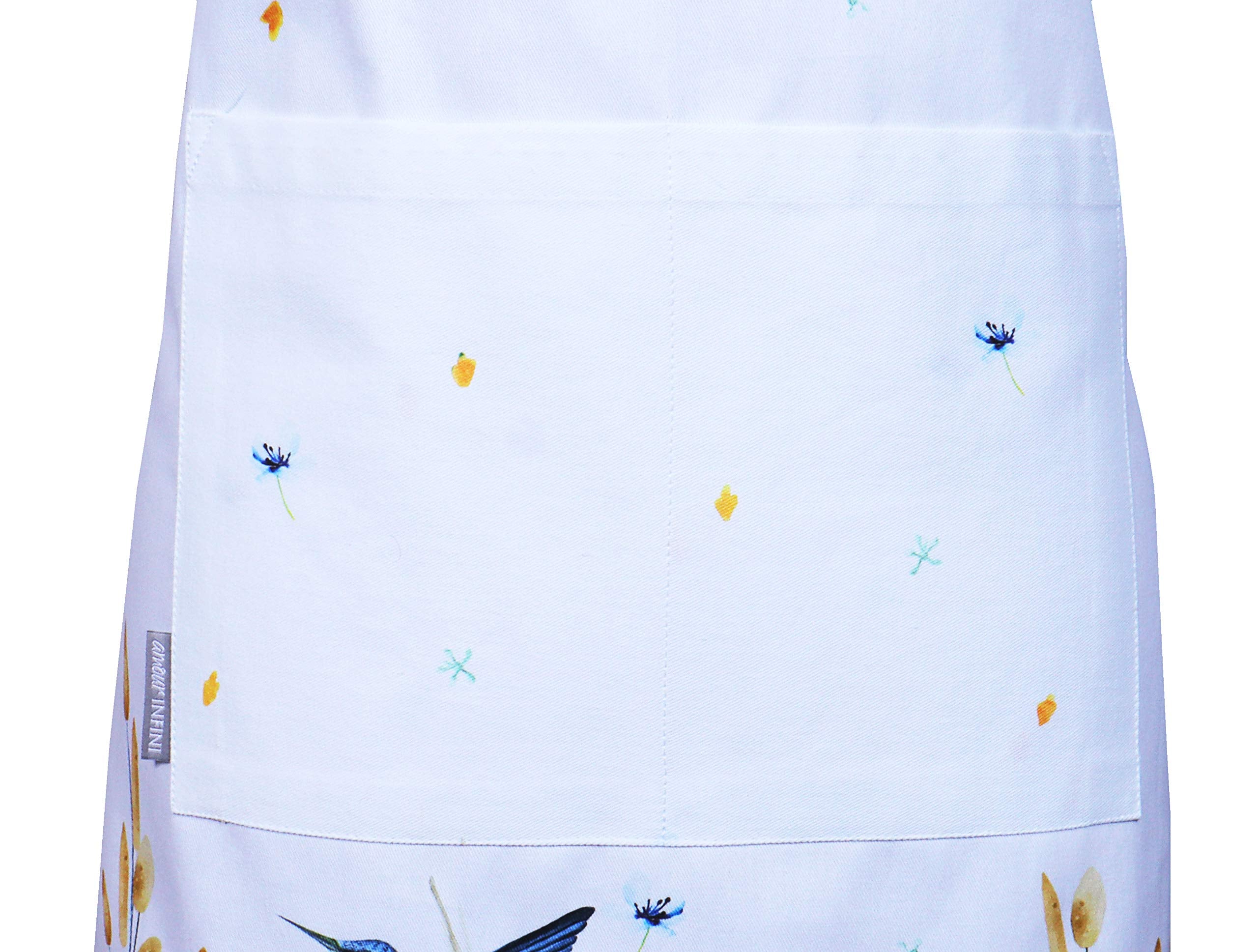 Amour Infini Aprons For Women Adjustable Strap With Waist Ties Apron For Baking, Cooking, Gardening Aprons With Pocket Spring Ap