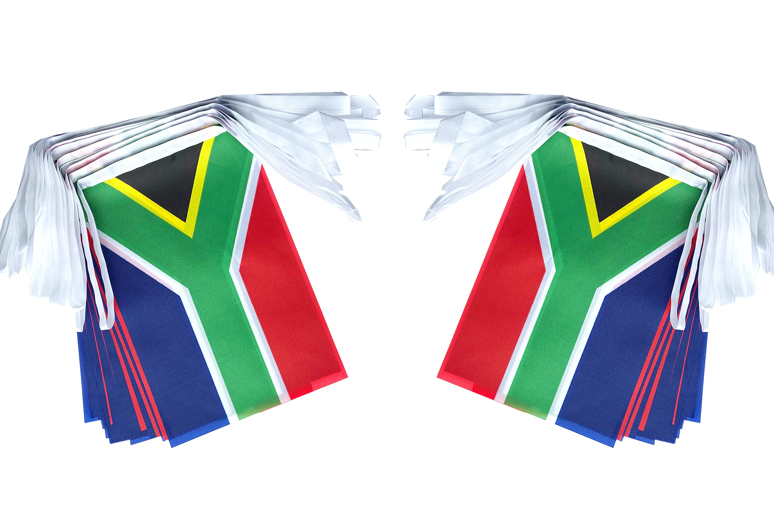 Zxvzyt South Africa South African Flag Banner String,Small Mini South Africa Pennant Flags,For Grand Opening,Olympics,National S