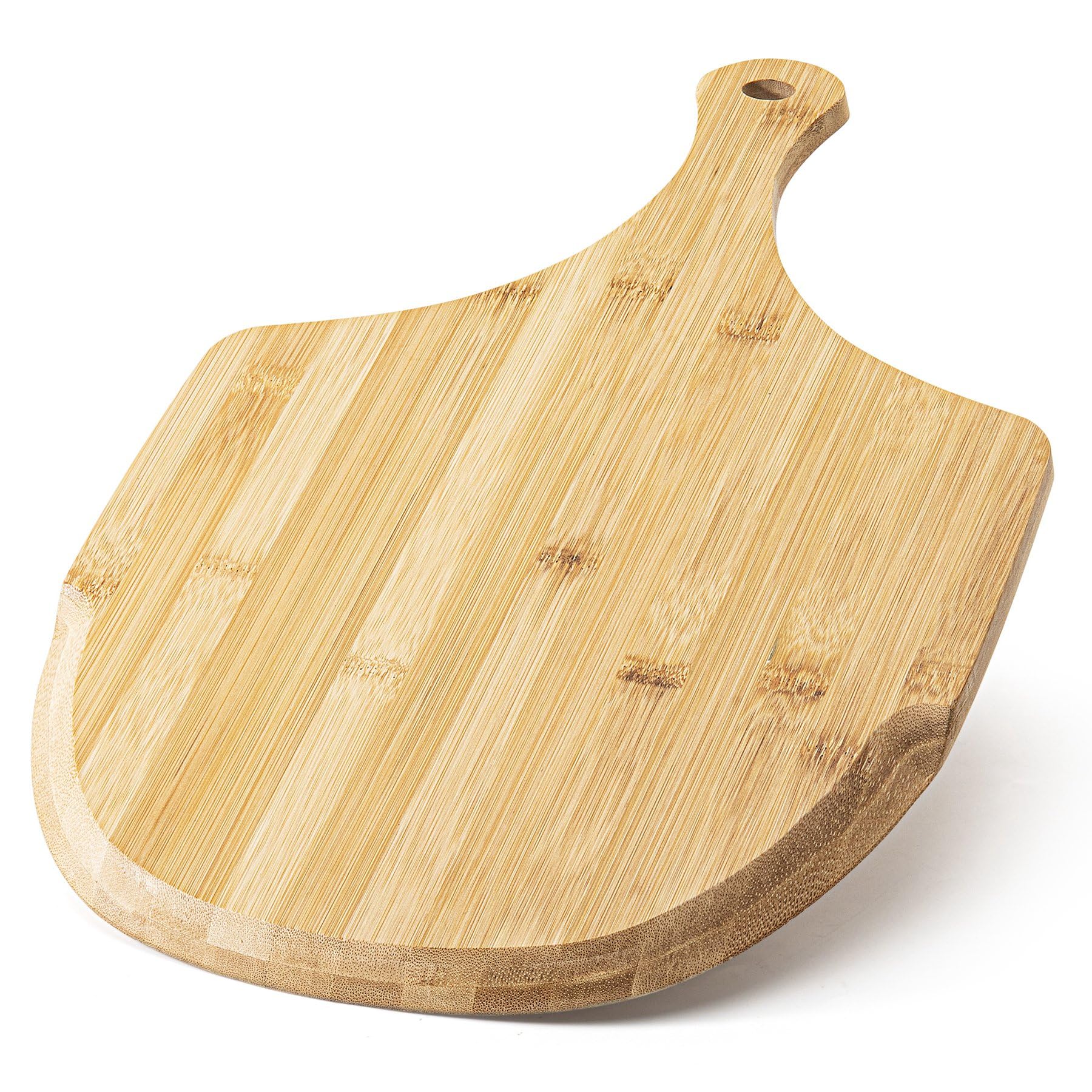 Lx Lermx Pizza Peel, Premium Bamboo Pizza Spatula Paddle Cutting Board Handle (Baking Pizza, Bread, Cutting Fruit, Vegetables, C