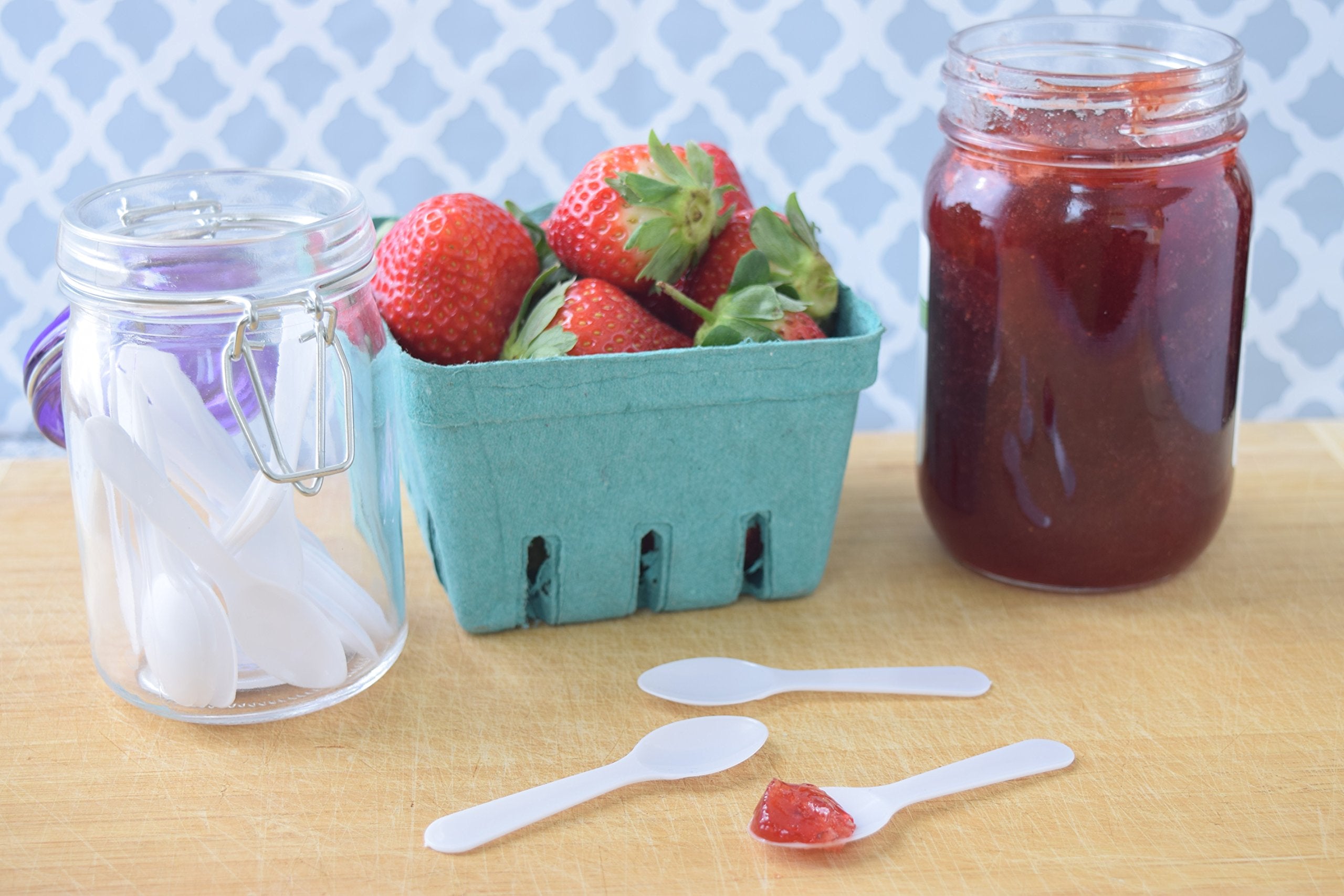 Ja Kitchens Green Molded Pulp Fiber Berry/Produce Vented 1 Pint Basket (40 Pieces)