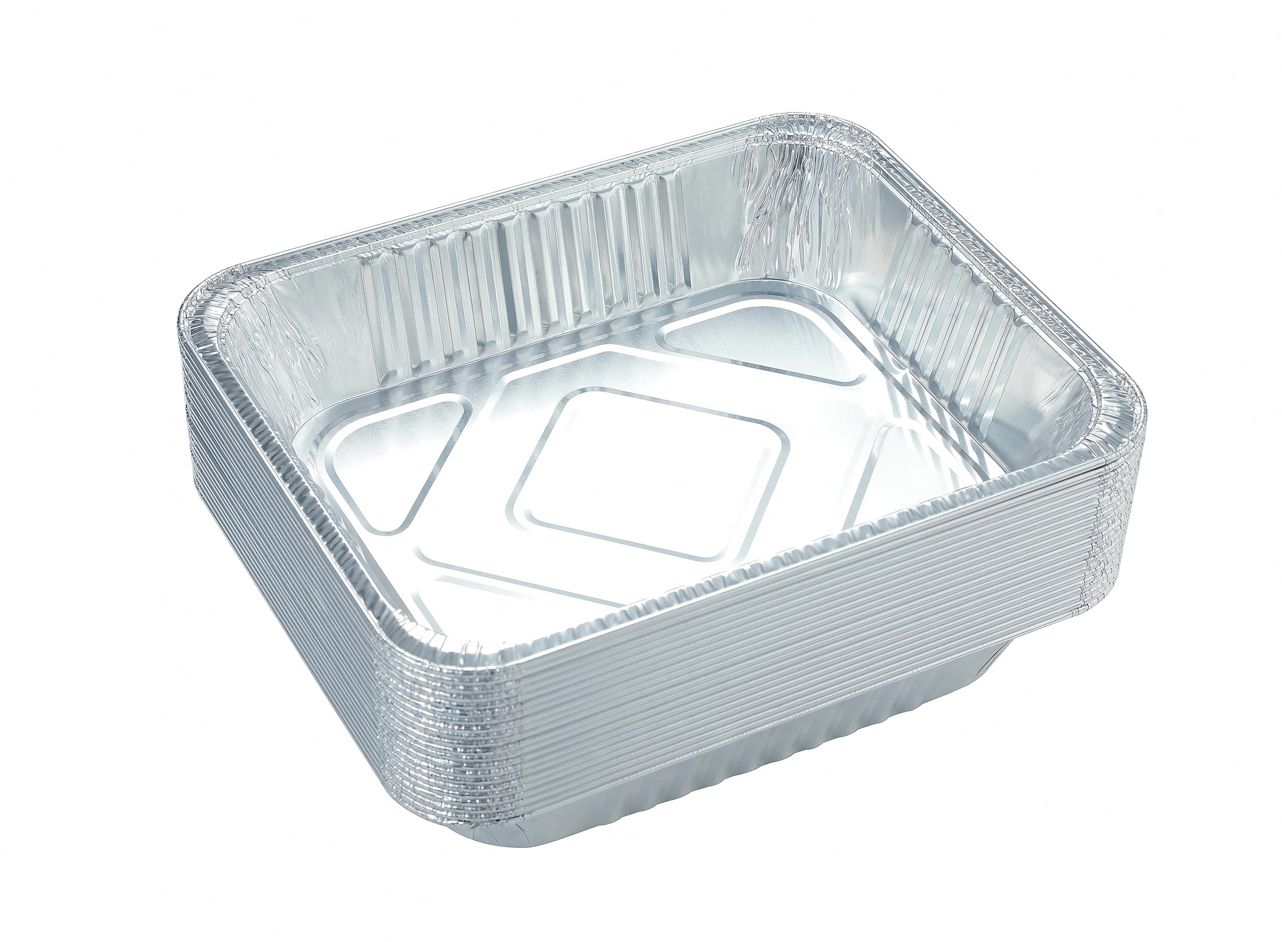 Waytiffer Aluminum Pans 9x13 Disposable Foil Pans (20 Pack) Half Size Deep Steam Table Pans Heavy Duty Extra Thick for Baking, C