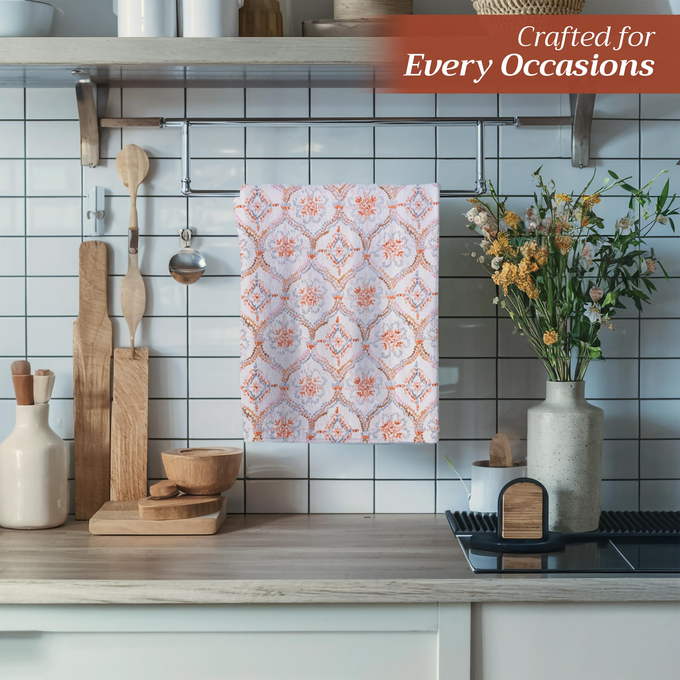 Maison D' Hermine Kitchen Towel 100% Cotton Quick Dry Cleaning Dishtowel For Gifts, Dining, Home, Wedding, Banquet, Buffet, Fair