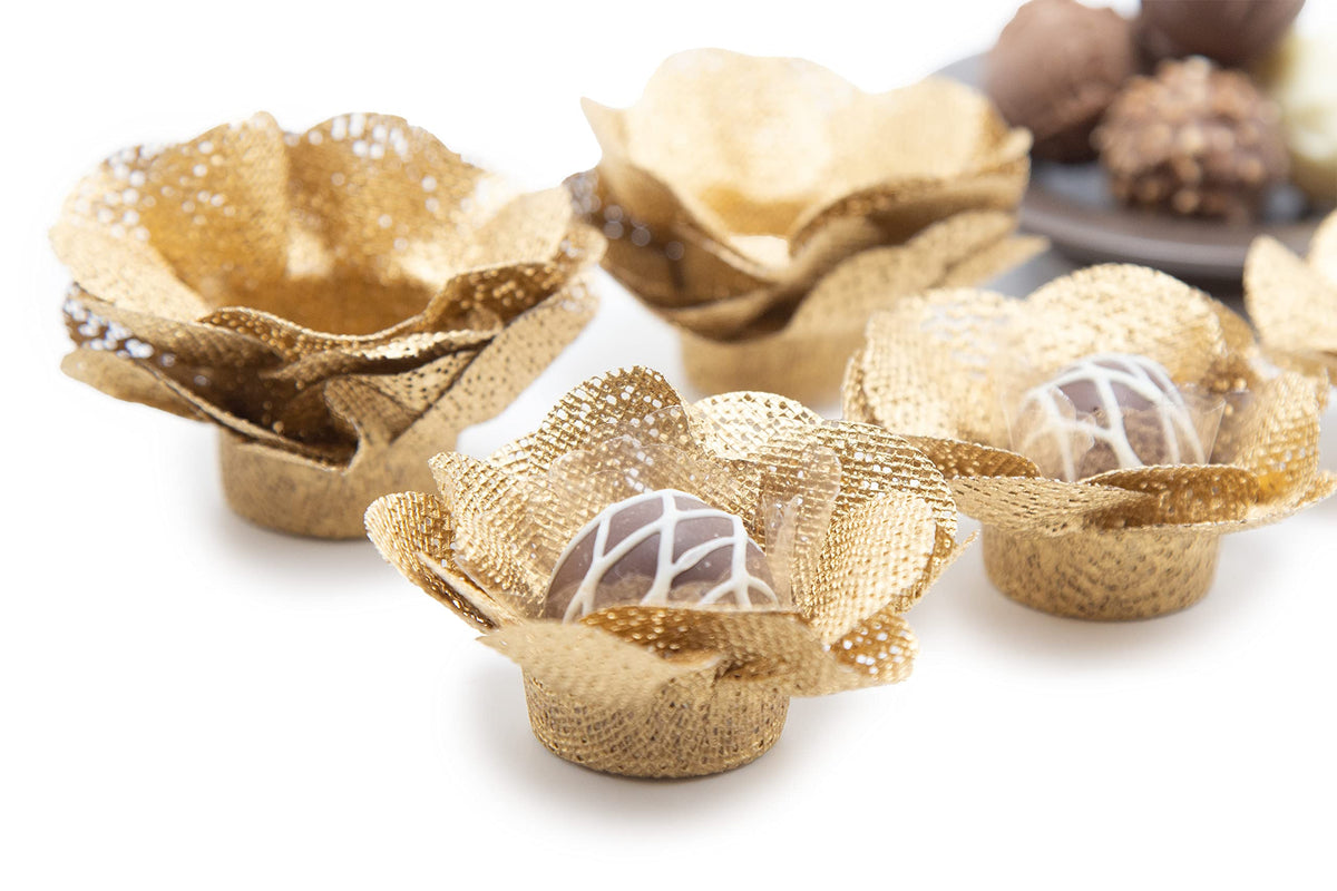 Handmade Fabric Truffle Cups | Truffle Liners | Truffle Wrappers | Fominhas | Candy Cups For Chocolate | Forminhas De Brigadeiro