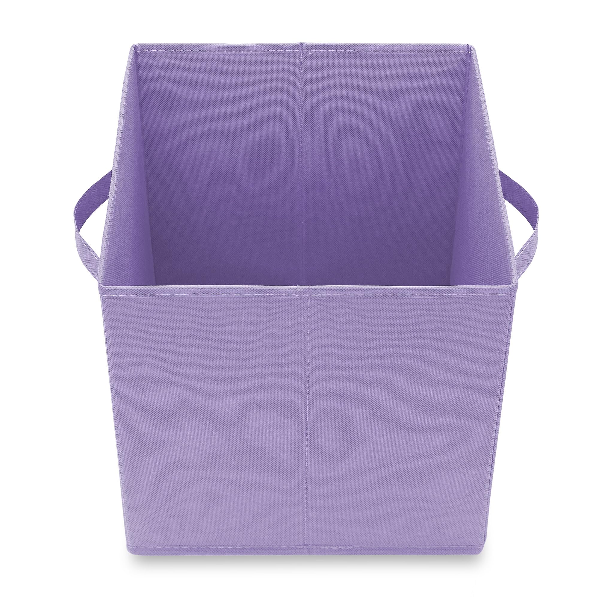 Casafield Set of 6 Collapsible Fabric Cube Storage Bins  Lavender - 11'' Foldable Cloth Baskets for Shelves  Cubby Organizers & More